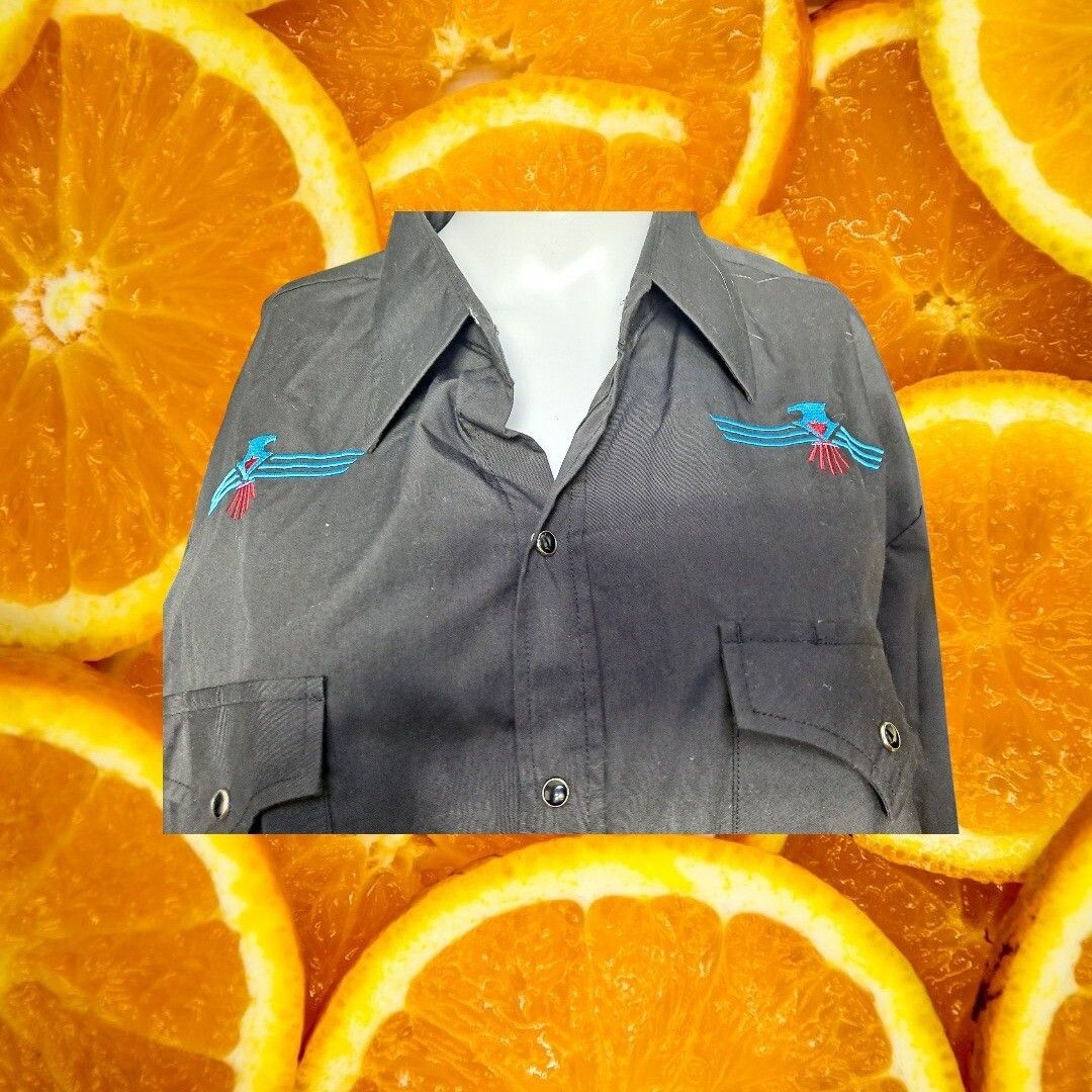 Other Ely Cattleman Western Shirt Thunderbird Embroidered Cowboy X Size US XL / EU 56 / 4 - 9 Thumbnail