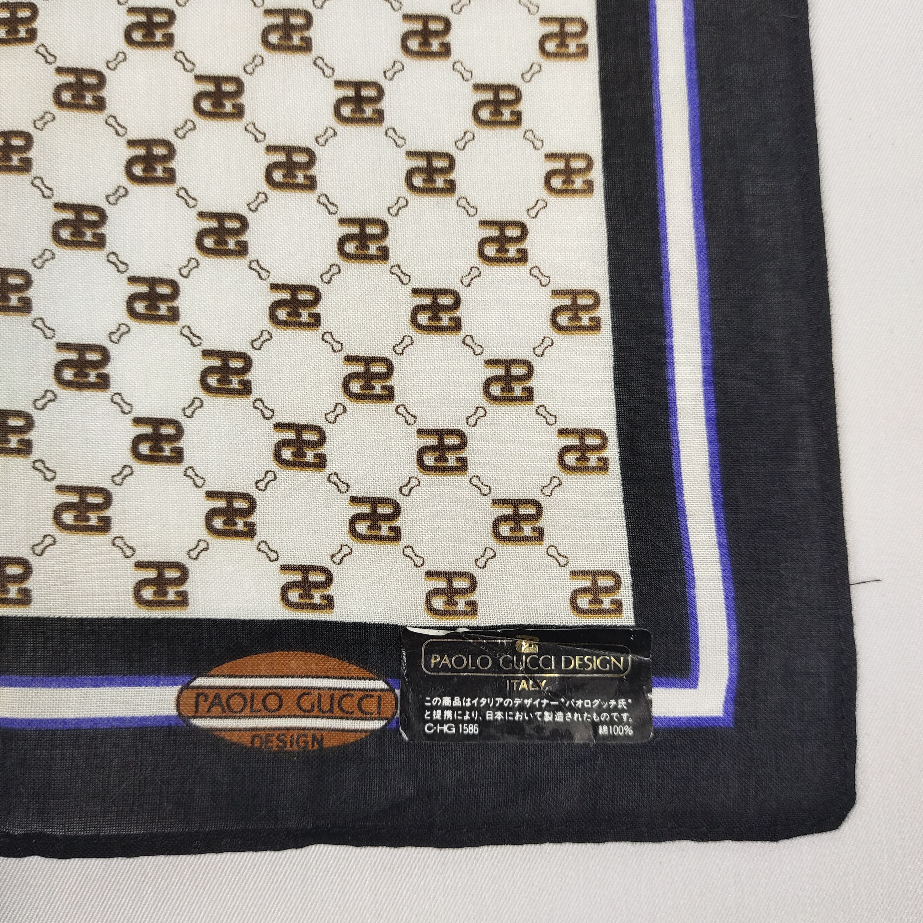 Paolo Gucci Paolo Gucci Handkerchief / Neckerchief / Bandana FZ612 Size ONE SIZE - 5 Thumbnail