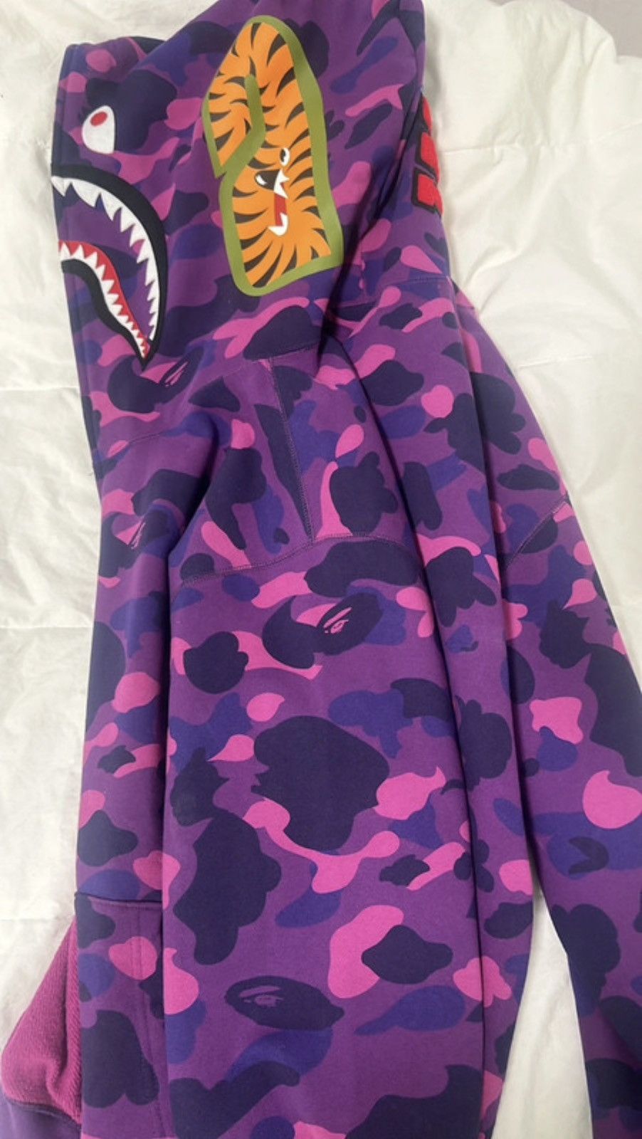 Bape BAPE Color Camo Shark Full Zip Hoodie Size US XXL / EU 58 / 5 - 2 Thumbnail
