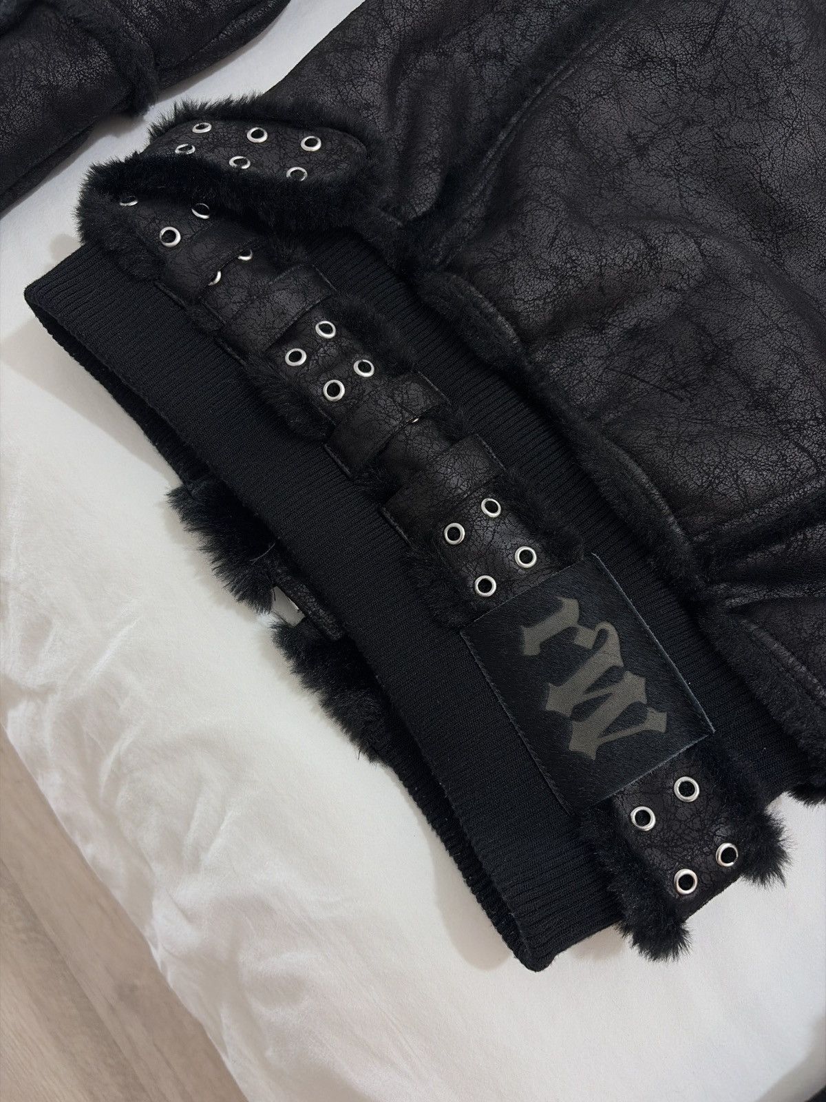 Racer Worldwide Racer Worldwide Black Sheepskin Jacket Size US S / EU 44-46 / 1 - 5 Thumbnail