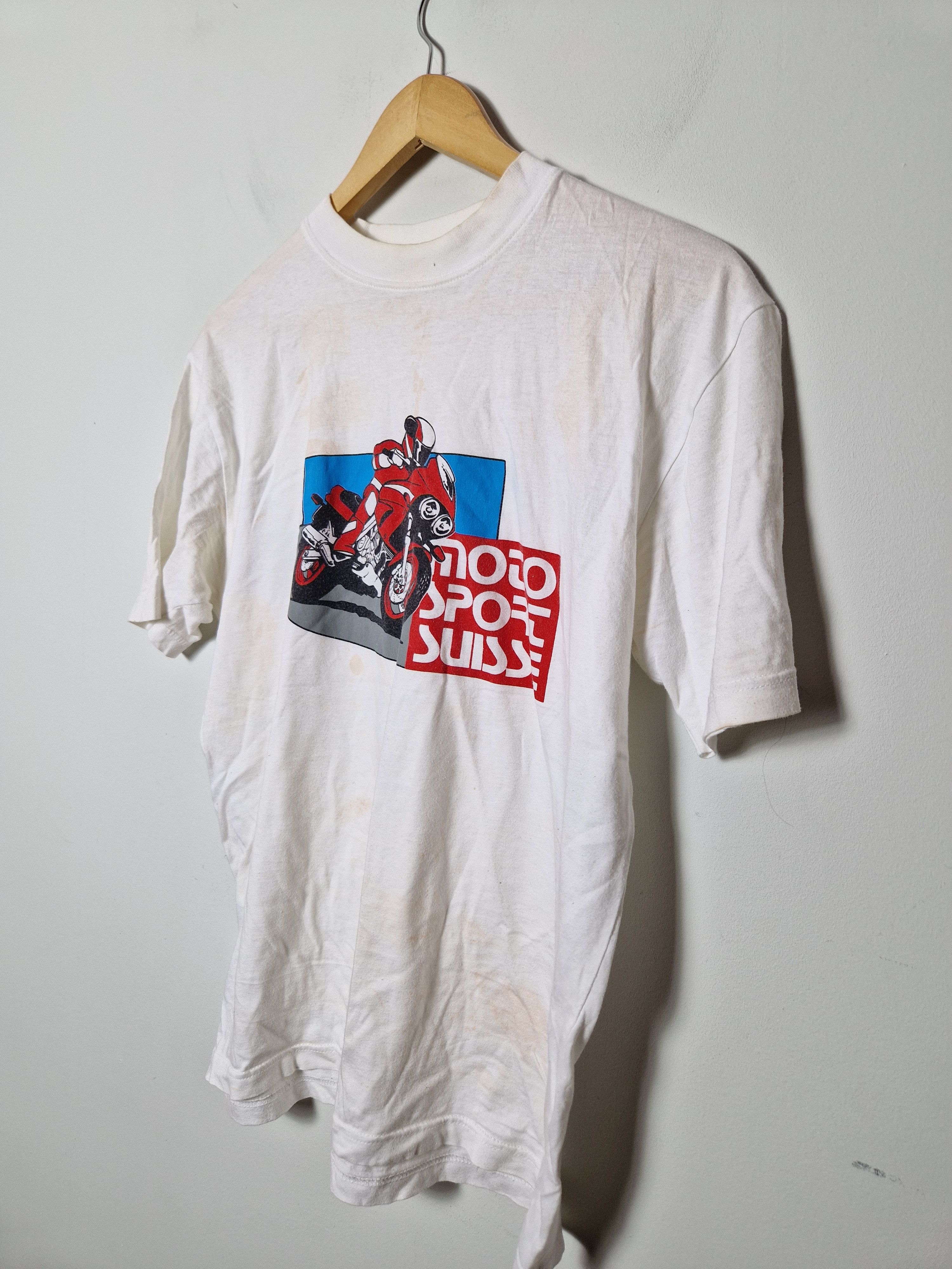 Indian Motorcycle × Vintage vintage moto sport suisse tee 90s y2k Size US M / EU 48-50 / 2 - 3 Thumbnail
