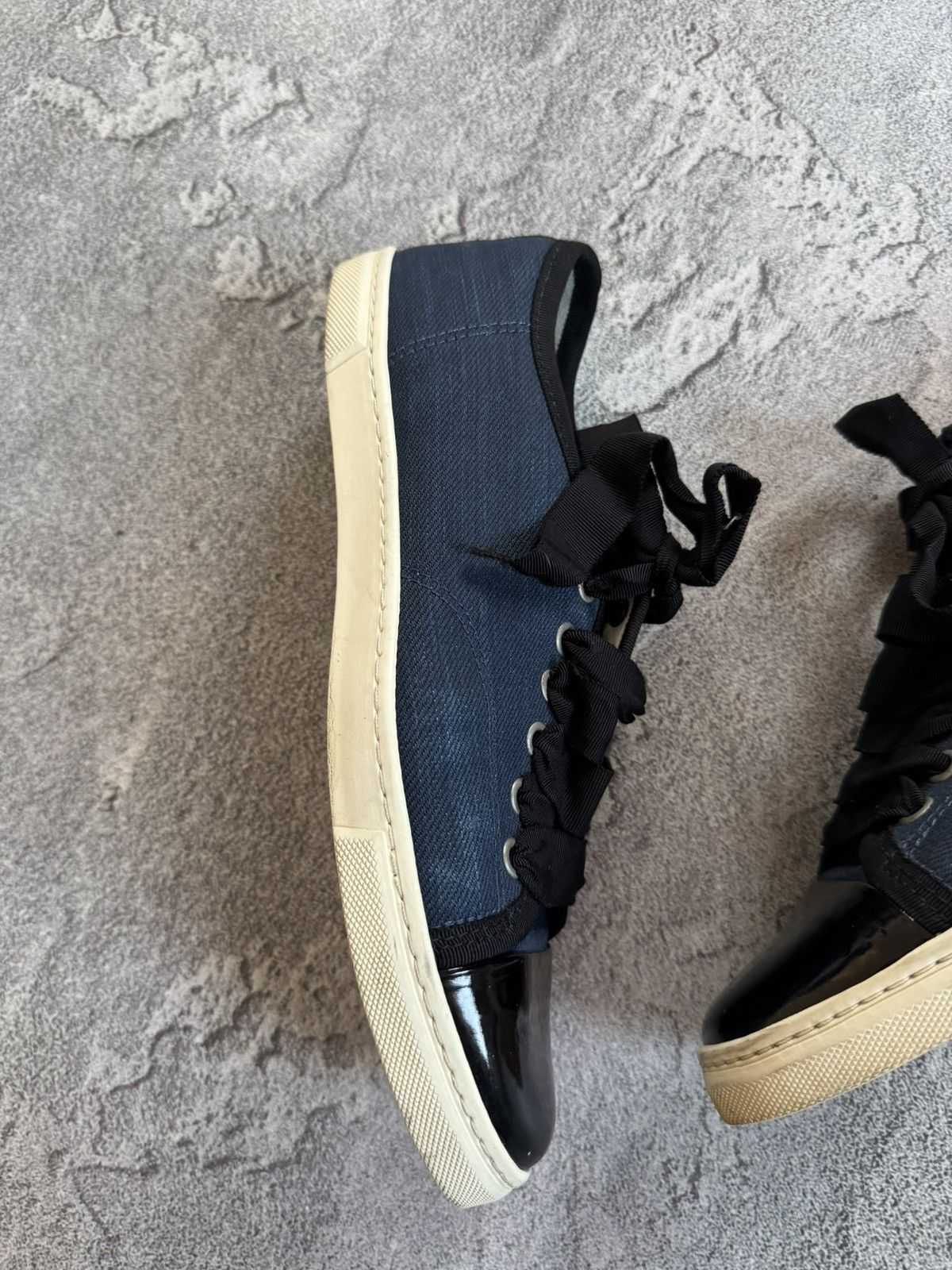 Lanvin Lanvin 40size casual luxury low top sneakers shoes Size US 7 / EU 40 - 13 Thumbnail