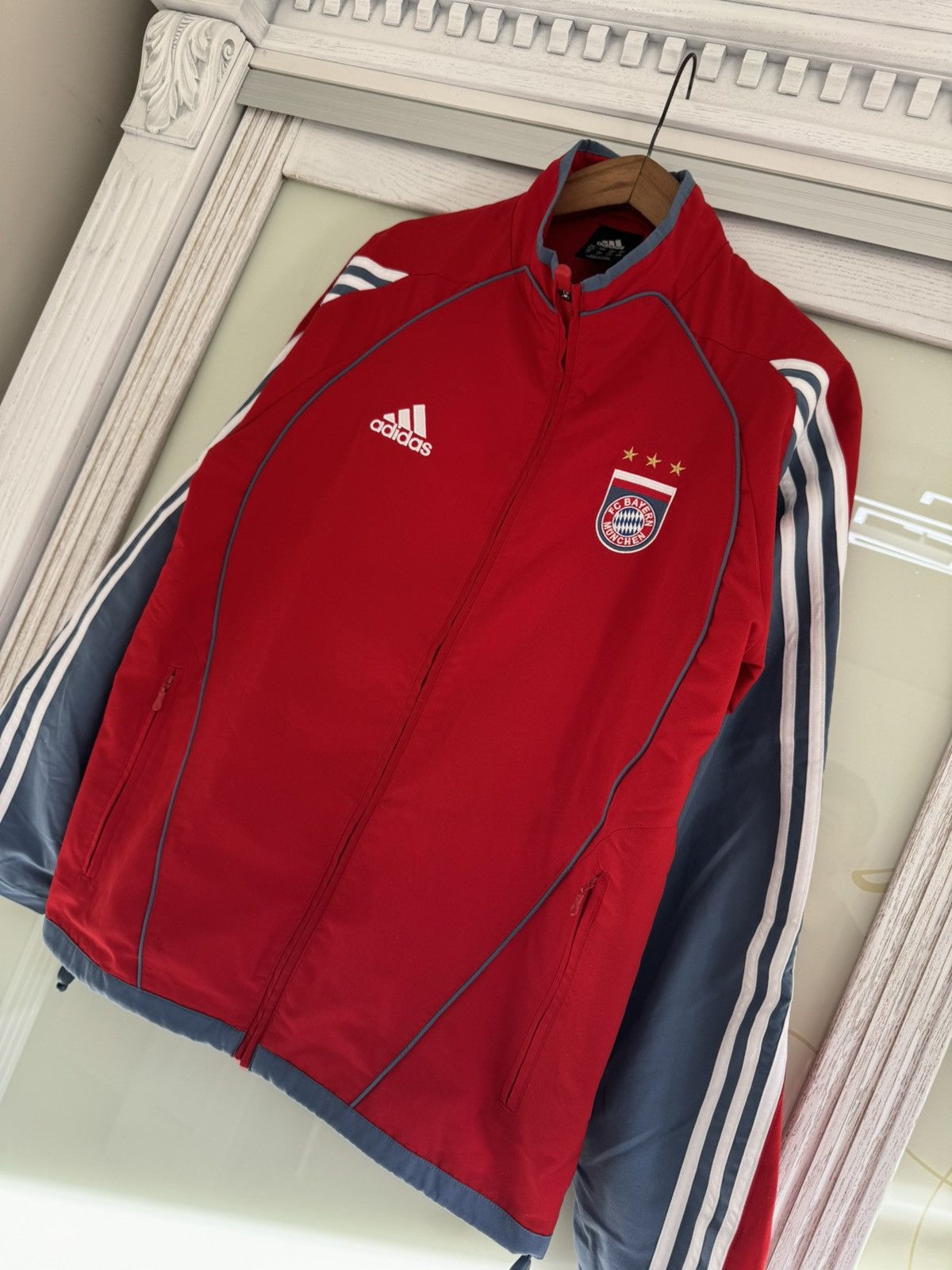 Adidas Vintage Bayern Munich 2005-2006 Soccer Track Jacket Jersey Size US M / EU 48-50 / 2 - 3 Thumbnail