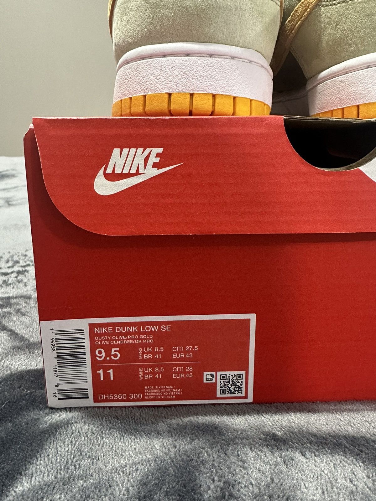 Nike Nike Dunk Low Dusty Olive Size US 9.5 / EU 42-43 - 8 Thumbnail