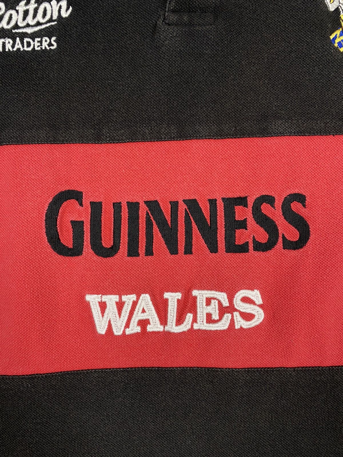 Cotton Traders × Vintage Vintage Cotton Guinness Traders Wales Union Rugby Jersey Size US L / EU 52-54 / 3 - 9 Thumbnail