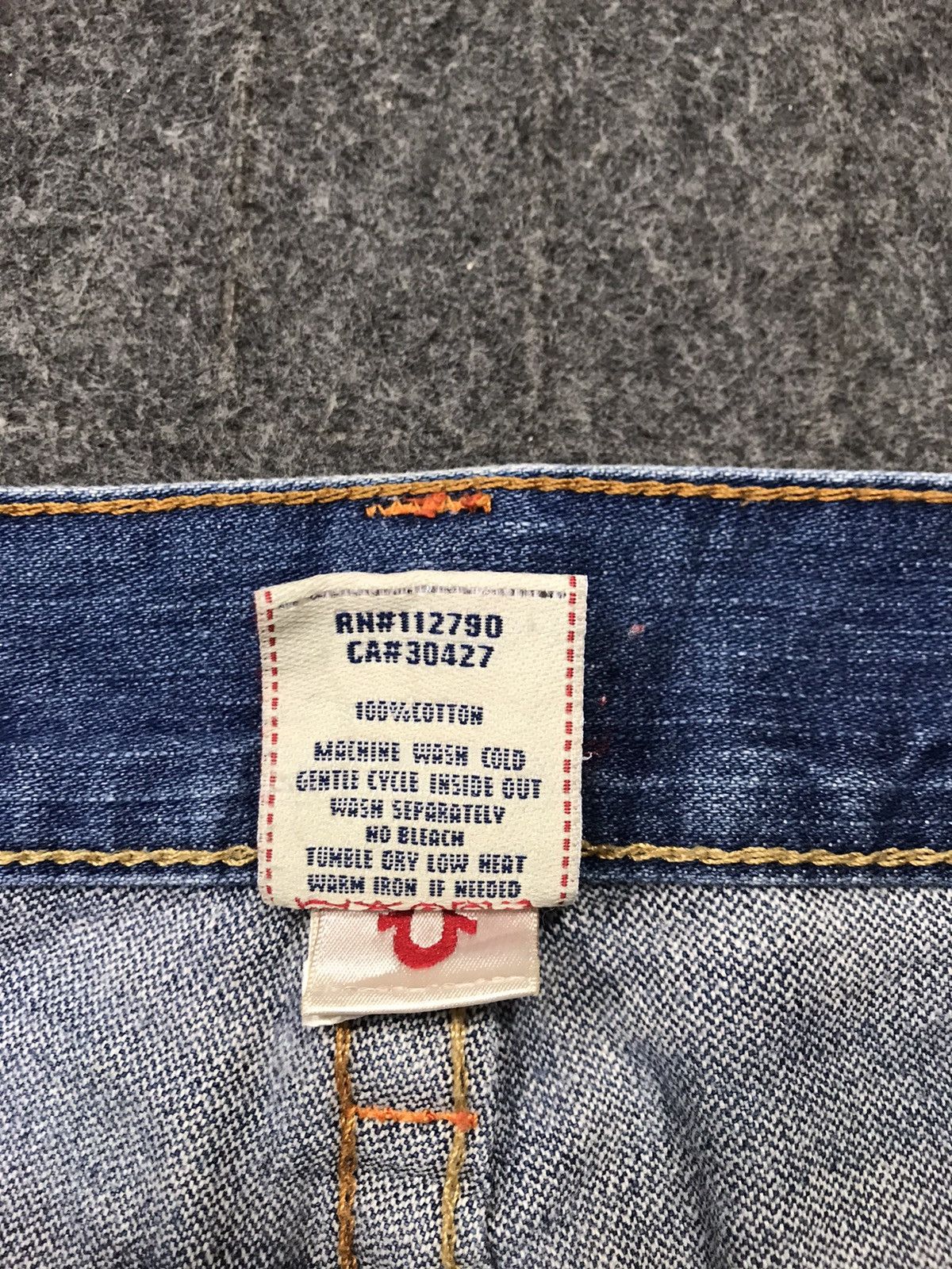 True Religion True Religion Joey Usa Flaps Pocket Low Rise Fits 31 32 Size US 31 - 8 Thumbnail