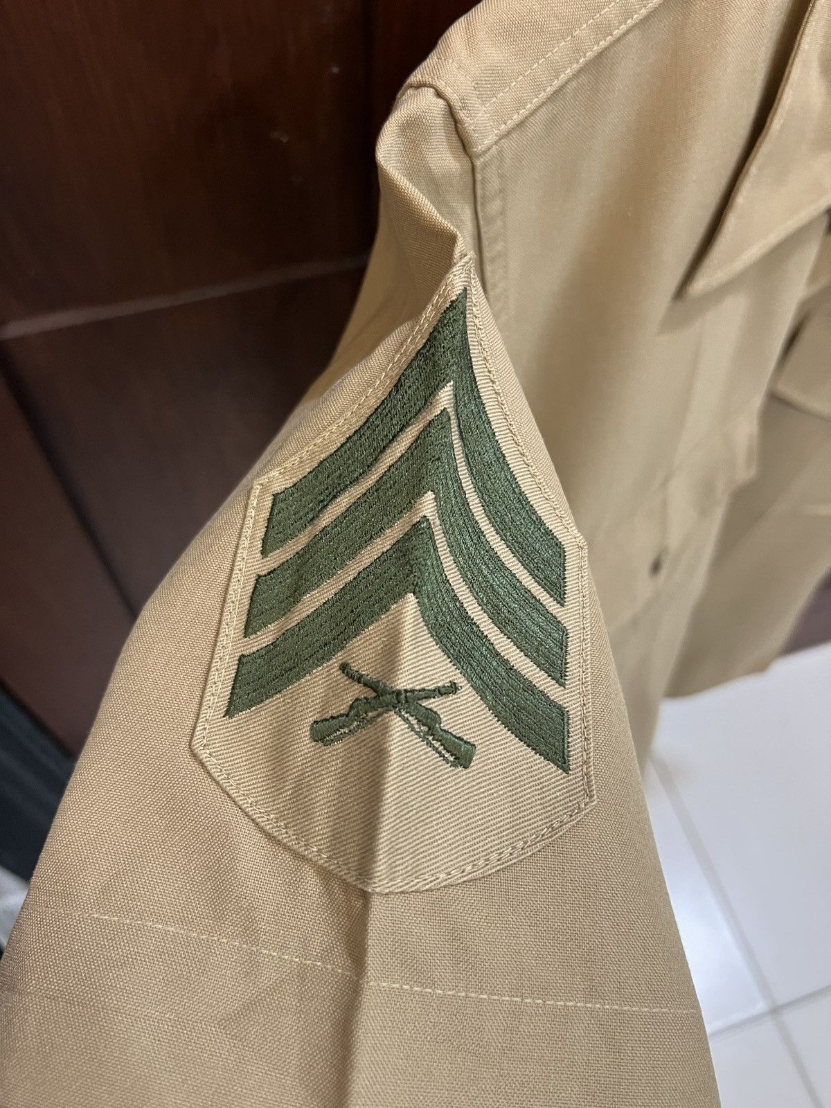 Vintage Vintage USMC Marine Corps Utility Shirt 90s Military Surplus Size US L / EU 52-54 / 3 - 3 Thumbnail