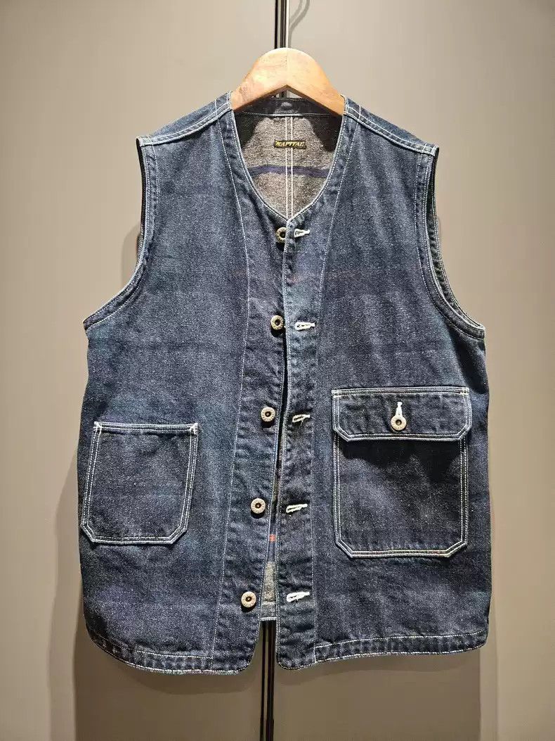 Kapital Denim tannin vest