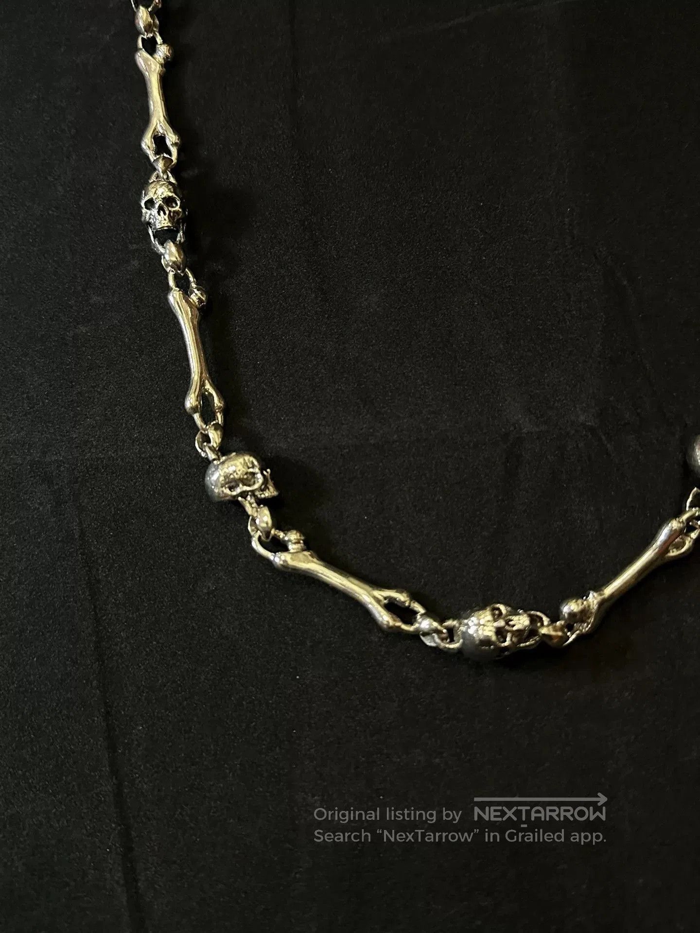 Vintage vintage 90s skull chain wallet chain. Size ONE SIZE - 3 Thumbnail