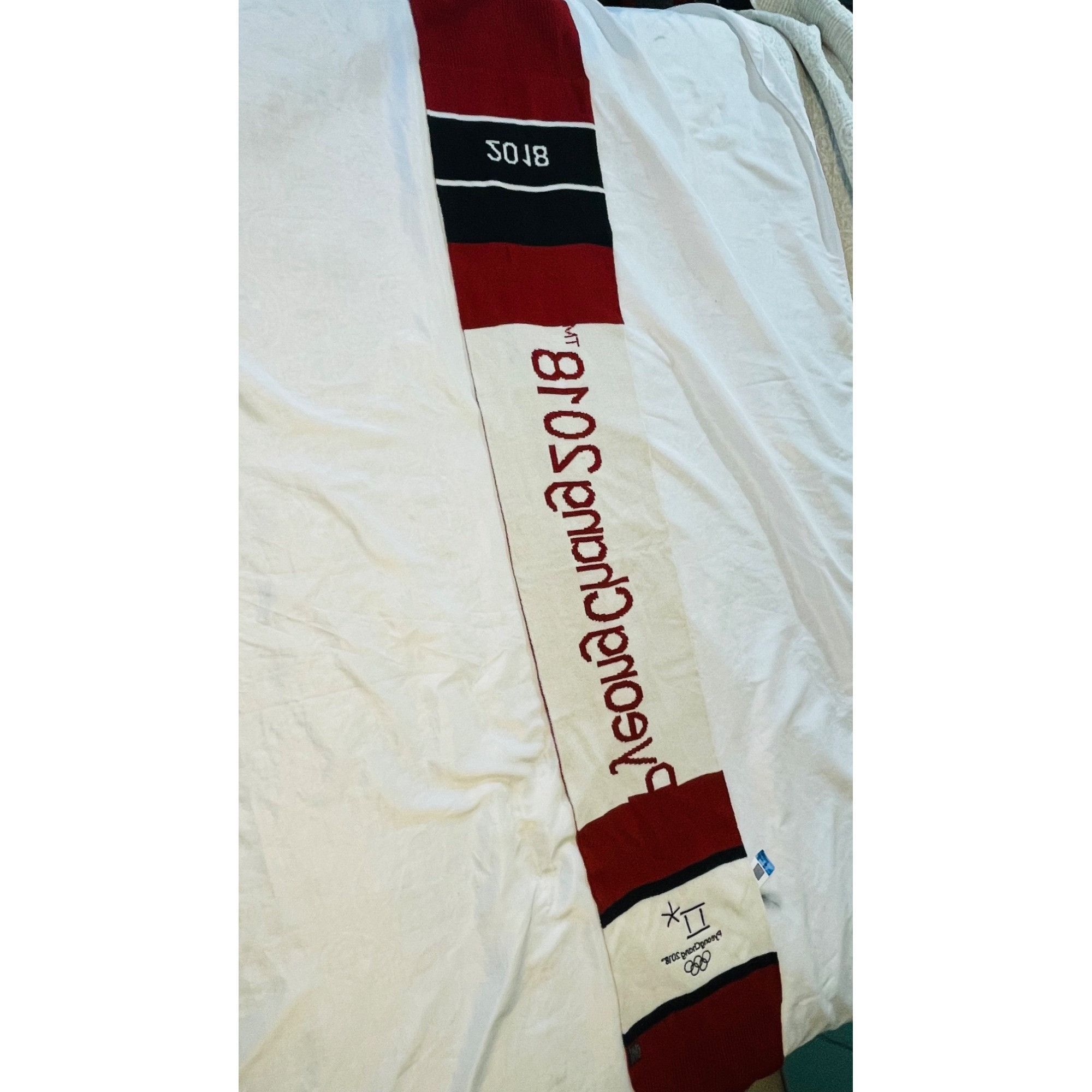 Other PyeongChang 2018 Official Red Olympic Winter Games Scarf Wor Size ONE SIZE - 5 Thumbnail