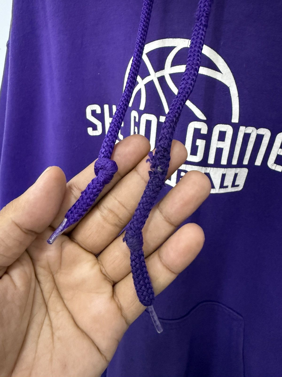 Gildan 🔥 Vtg Y2K Basketball She Got Game Big Logo Hoodie - L Size US L / EU 52-54 / 3 - 5 Thumbnail