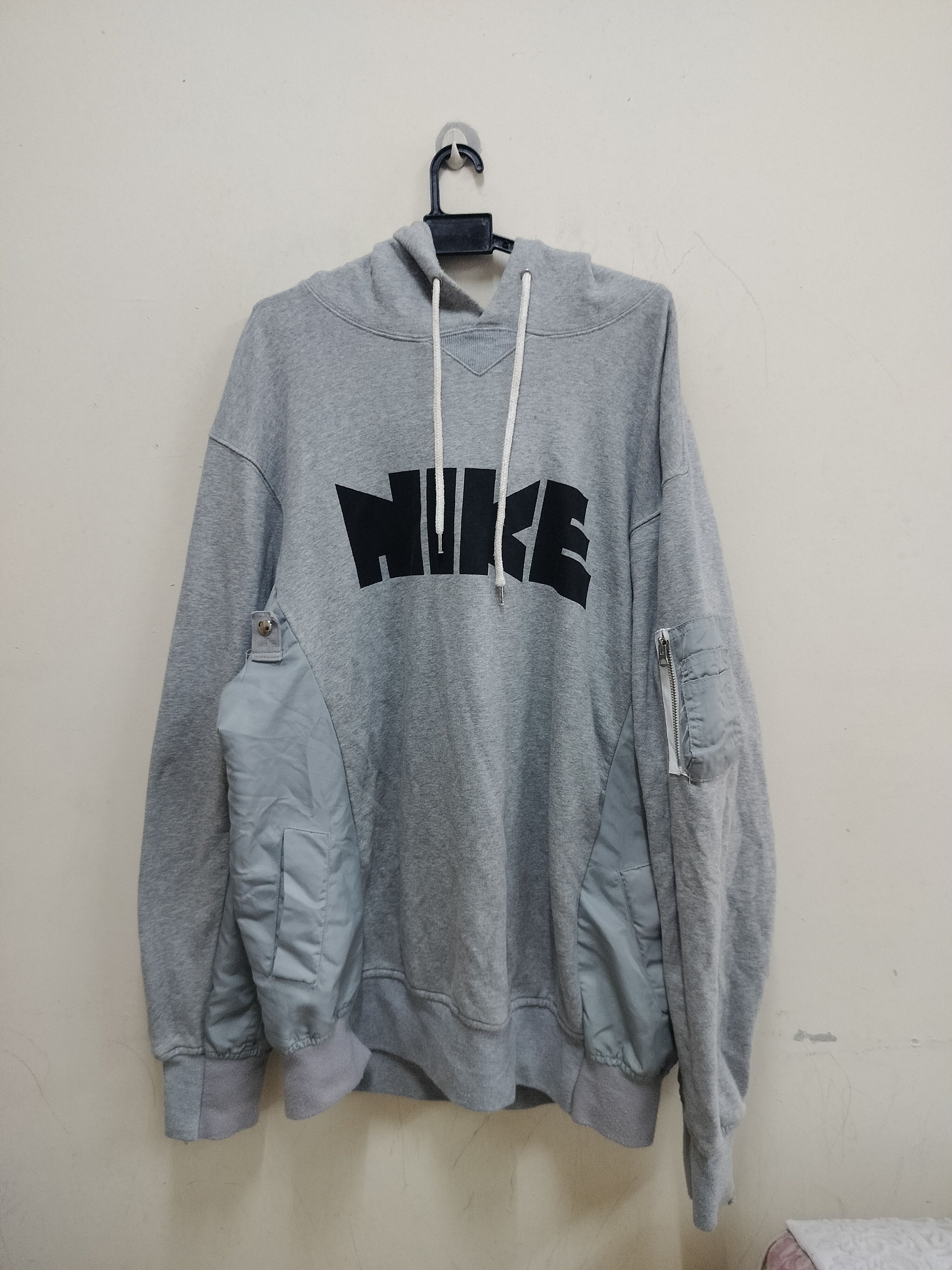 Sacai 2005 X Vintage Nike Block inspired hoodie