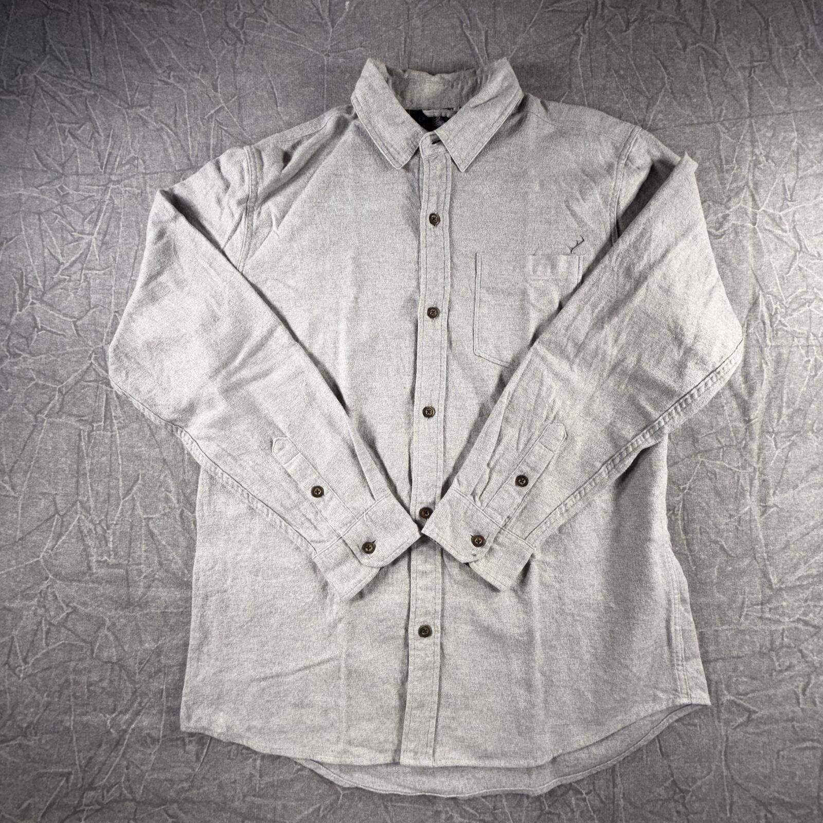 Other Pladra Shirt Men's L Grey Flannel Button Up Size US L / EU 52-54 / 3 - 1 Thumbnail