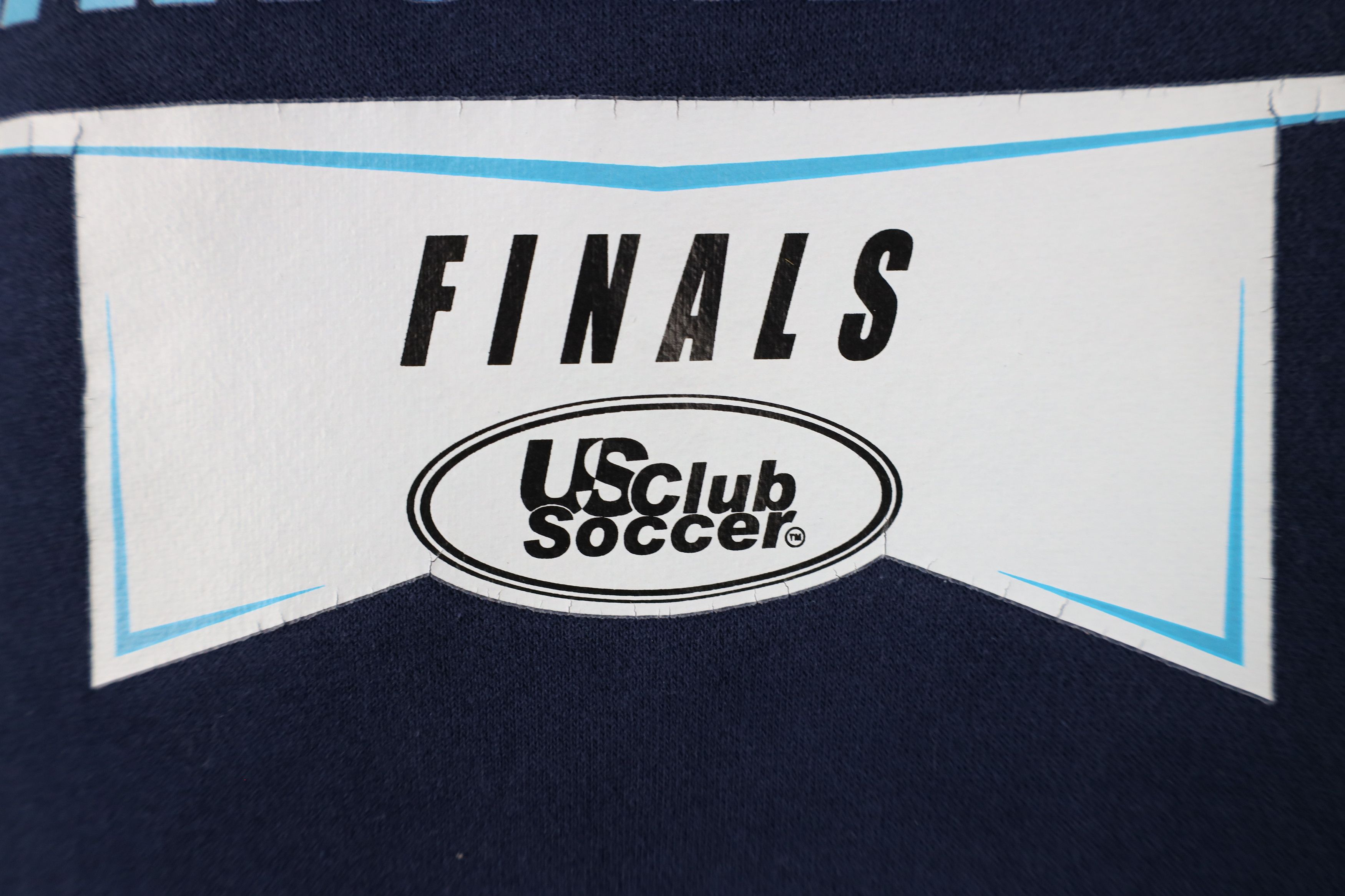 Nike × Vintage Nike 2021 National Cup Finals US Club Soccer Hoodie Blue Size US L / EU 52-54 / 3 - 6 Thumbnail