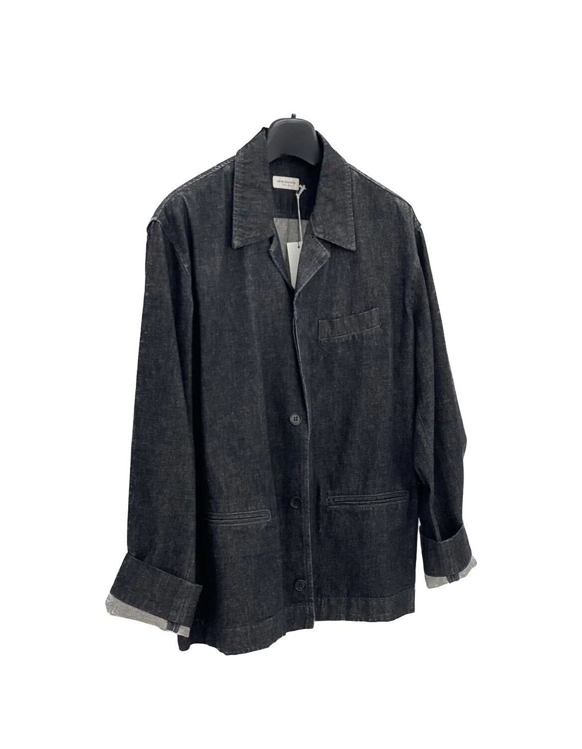 Dries Van Noten Dries Van Noten Denim Shirt Jacket Size US XL / EU 56 / 4 - 1 Thumbnail