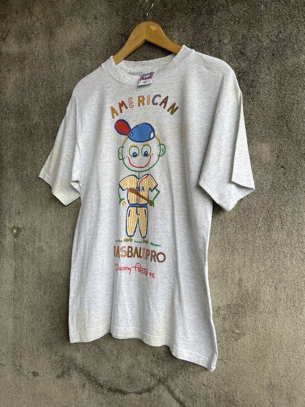 Cartoon Network Rare🔥Vtg 90’s Danny First American Basballpro Arts Tee Size US M / EU 48-50 / 2 - 5 Thumbnail