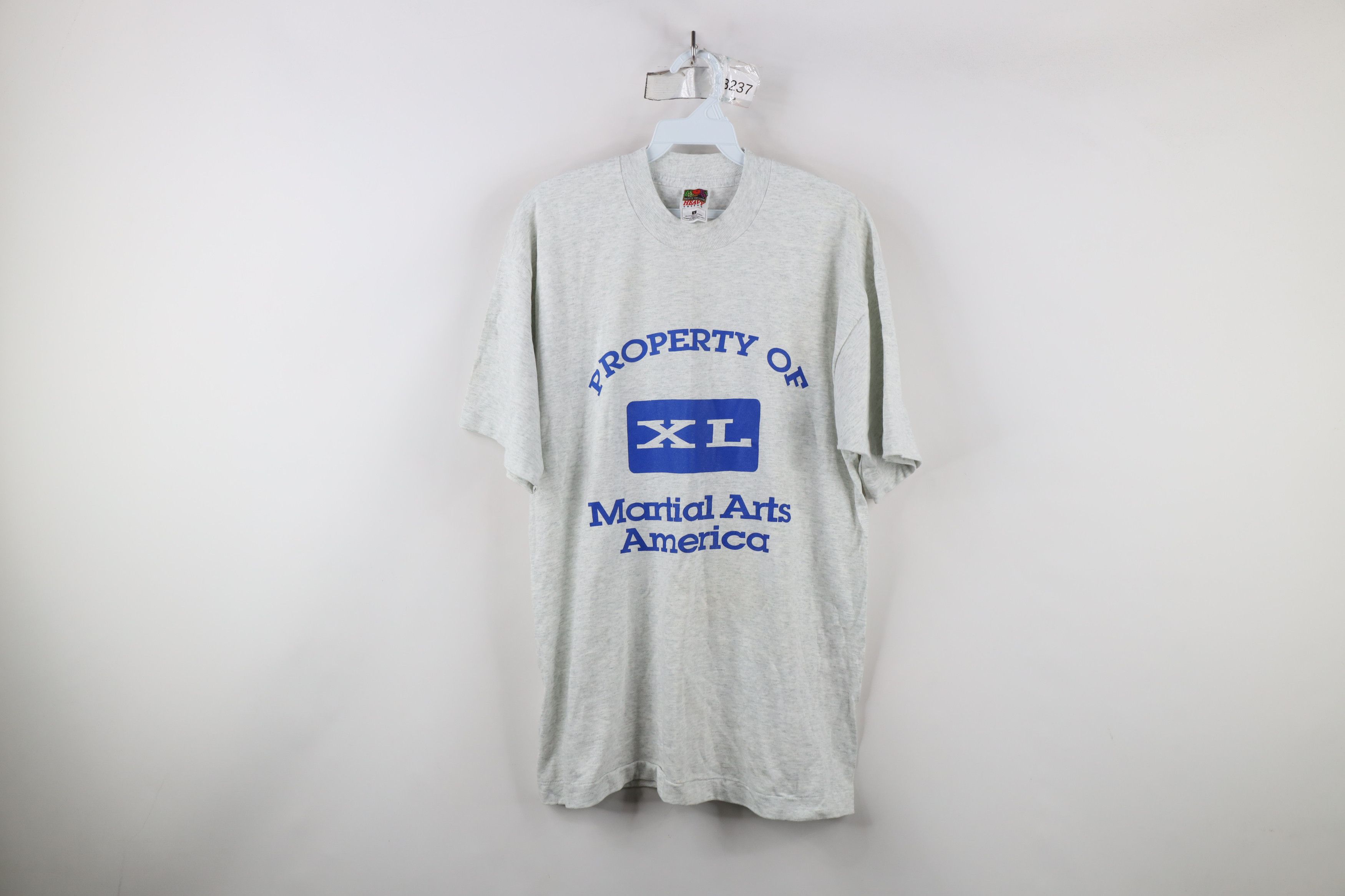 Vintage Vintage 90s Jiu Jitsu Martial America Short Sleeve T-Shirt Size US L / EU 52-54 / 3 - 1 Thumbnail