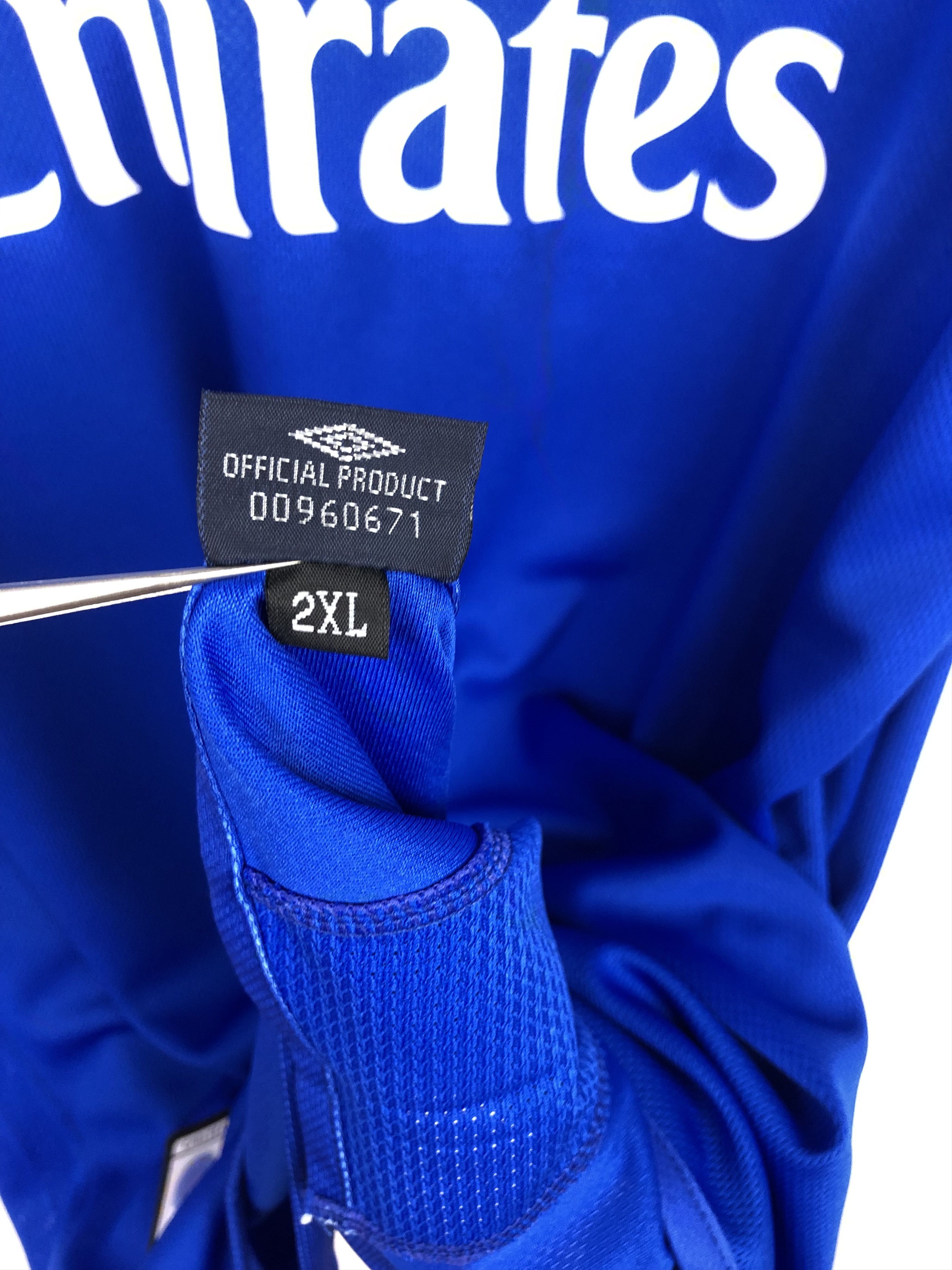 Vintage Chelsea Home football shirt 2003 Soccer Umbro Jersey Trikot Size US XXL / EU 58 / 5 - 8 Thumbnail