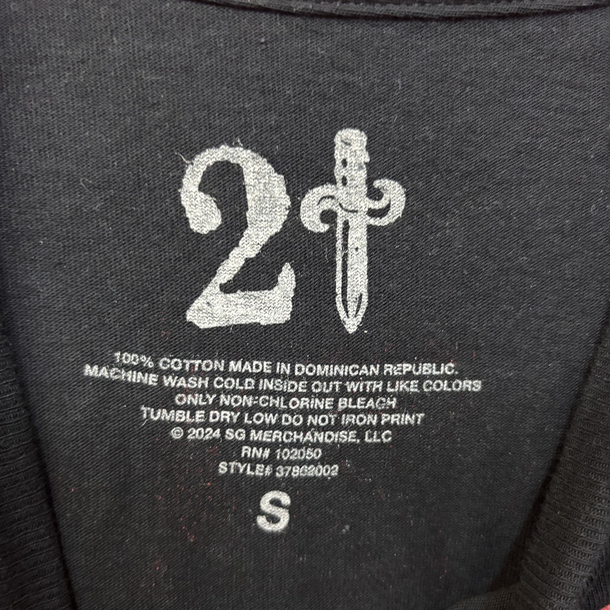 21 Savage 21 Savage European Tour Black T-Shirt Small Size US S / EU 44-46 / 1 - 4 Thumbnail