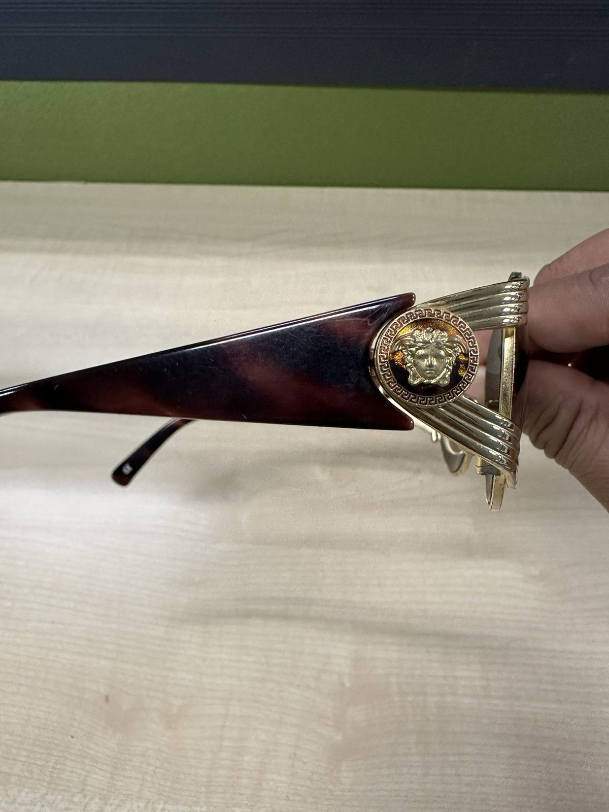 Versace Rare 90’s VERSACE Mod.S64 Col 030 Size ONE SIZE - 10 Thumbnail