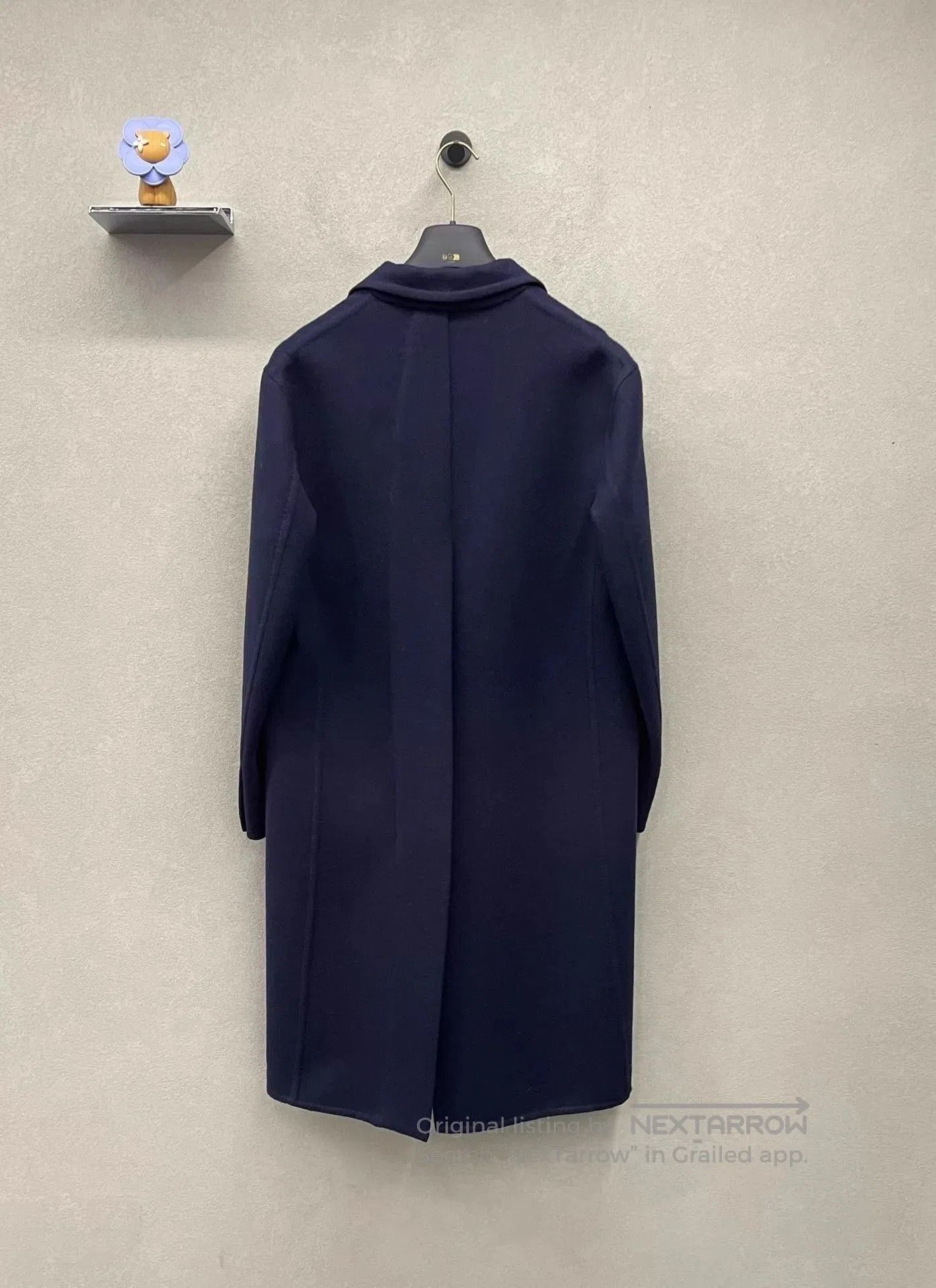 Louis Vuitton Blue Long Structured Coat - Size M. Size US M / EU 48-50 / 2 - 2 Thumbnail