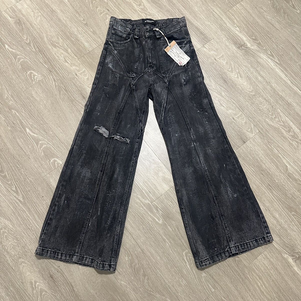 No Faith Studios Nofaithstudio sun faded dune baggy denim | Grailed