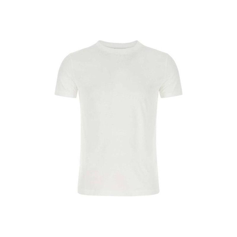 Prada Prada Men's Simple White Short Sleeve T-shirt Size US M / EU 48-50 / 2 - 1 Thumbnail