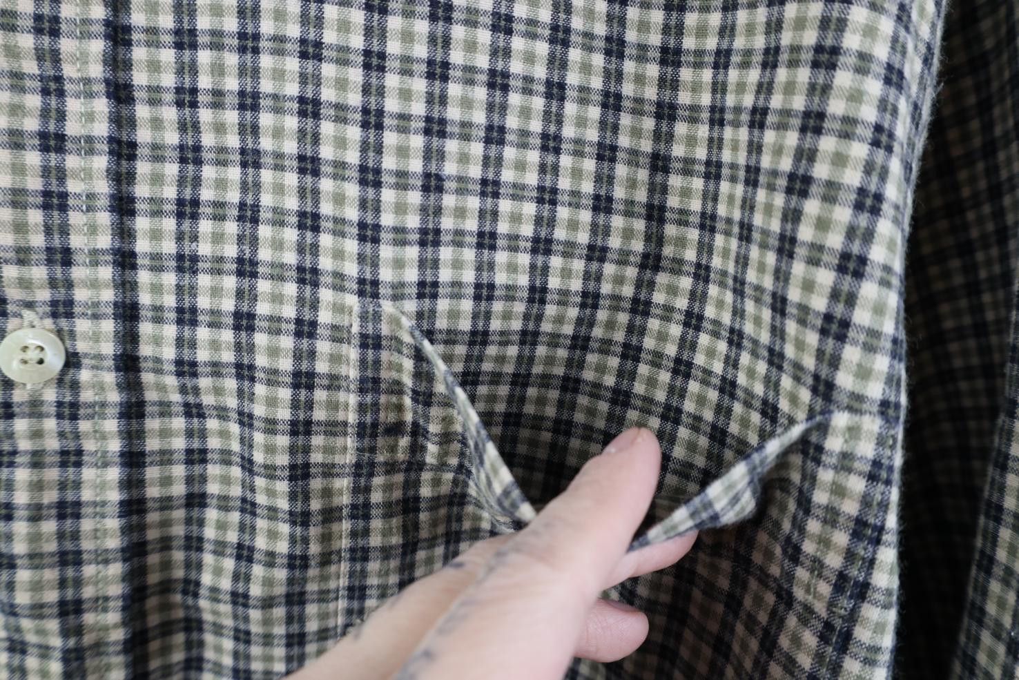 J.Crew Vintage 90s J Crew Collared Button Down Shirt Plaid Cotton Size US M / EU 48-50 / 2 - 5 Thumbnail