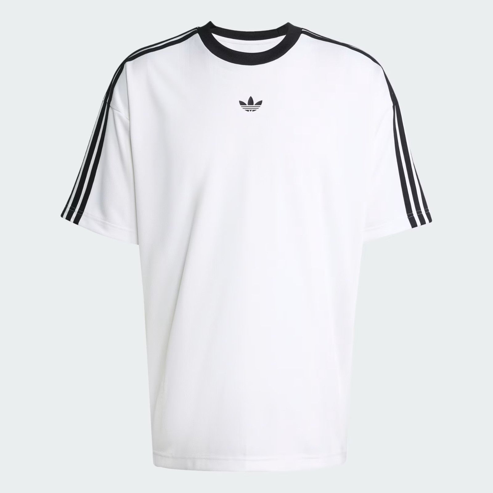 Adidas o1mle0526 Jacquard Jersey Short Sleeve T-Shirt in White Size US XS / EU 42 / 0 - 1 Thumbnail