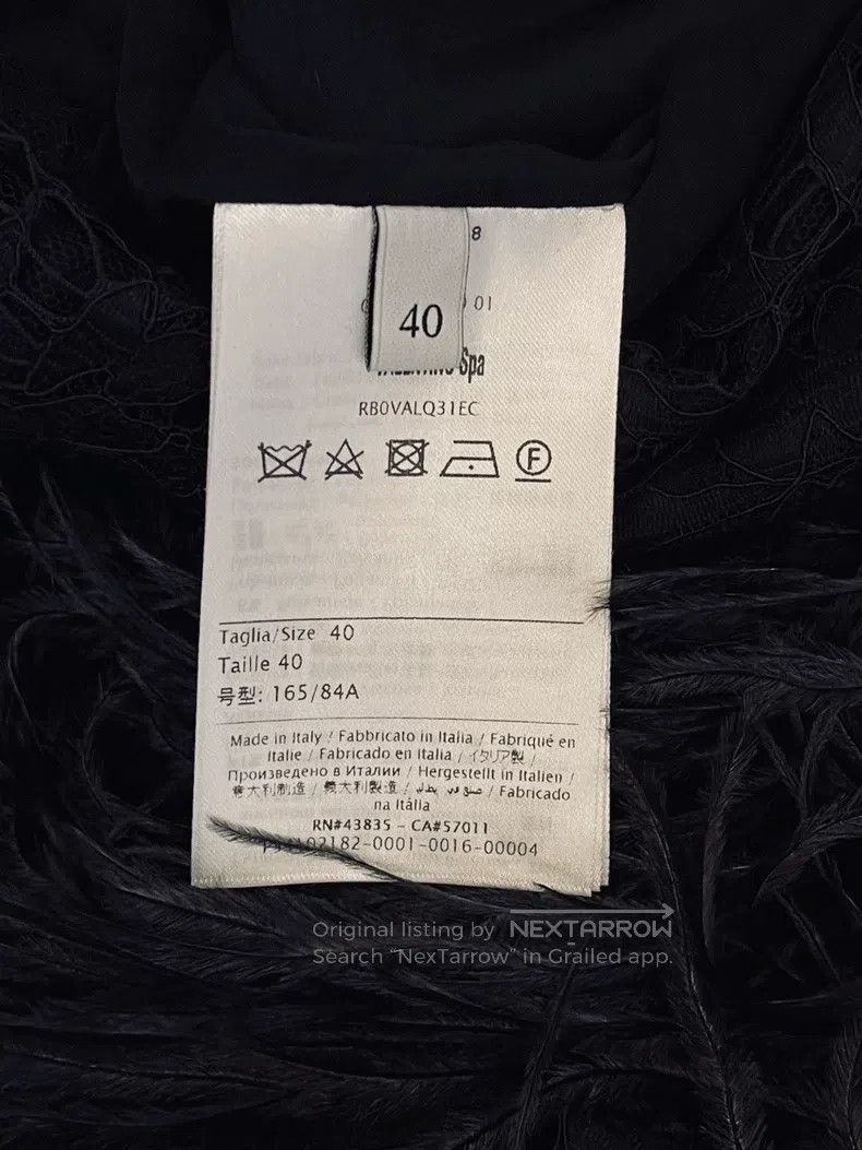 Valentino Valentino Lace feather dress Size S / US 4 / IT 40 - 4 Thumbnail
