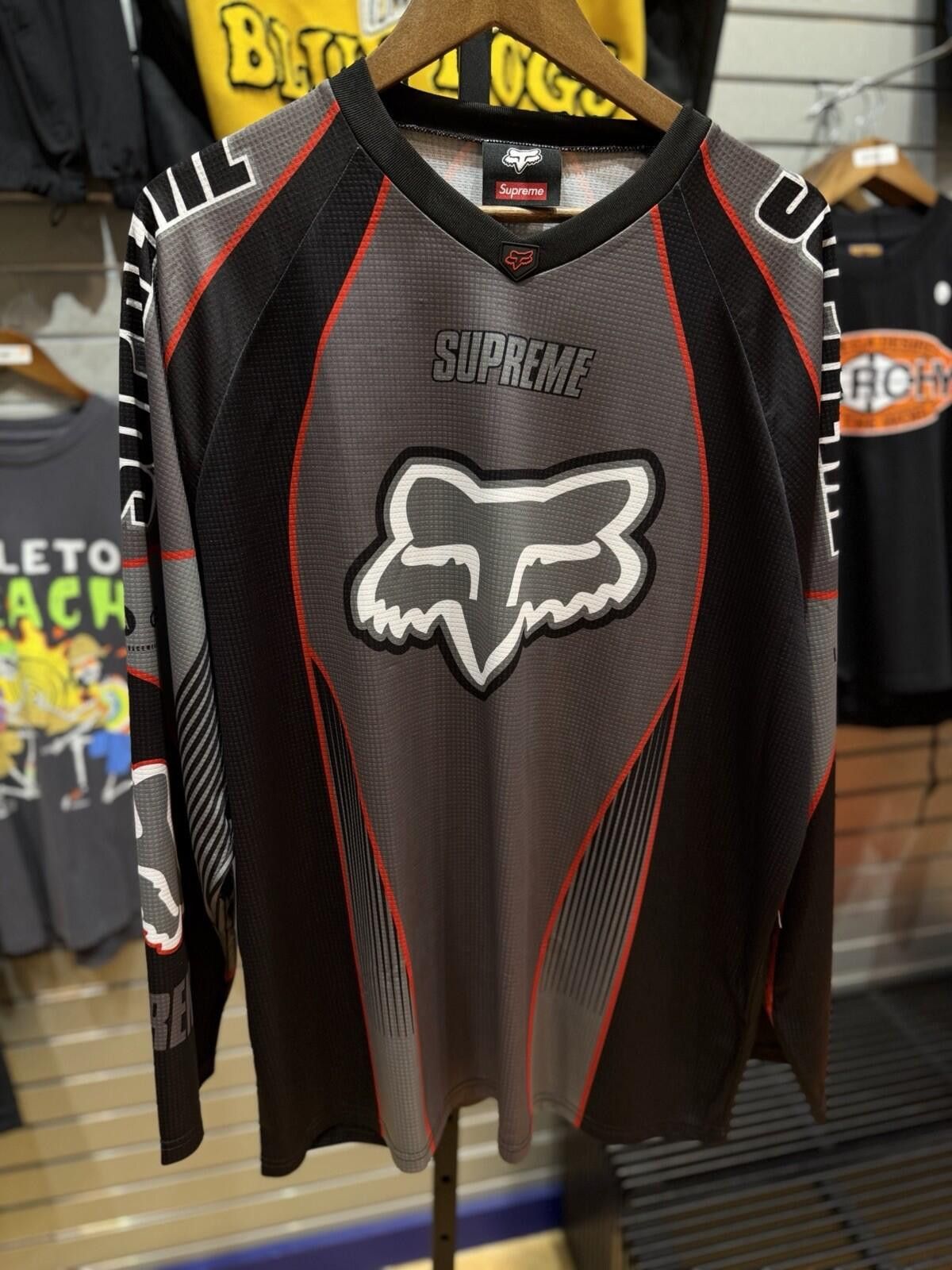 Supreme Supreme Fox Racing DMX Jersey Black SIZE (XL) BRAND NEW Size US XL / EU 56 / 4 - 6 Thumbnail
