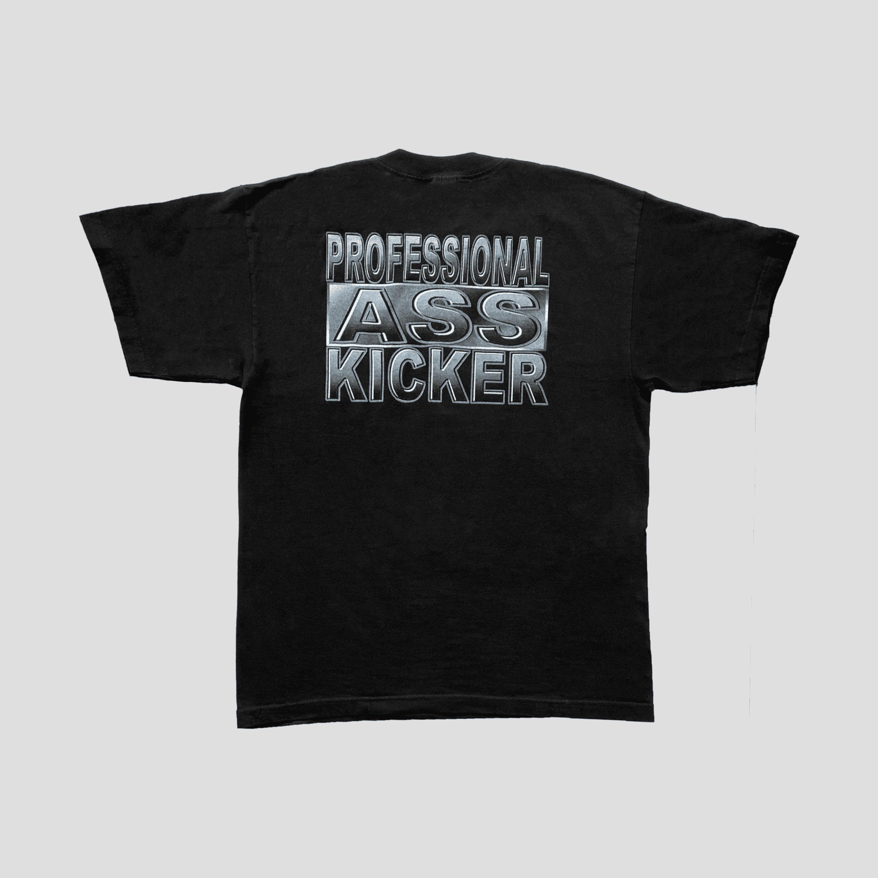 Vintage × WWF Vintage 1998 WWF Stone Cold Professional Ass Kicker T-Shirt Size US L / EU 52-54 / 3 - 4 Thumbnail