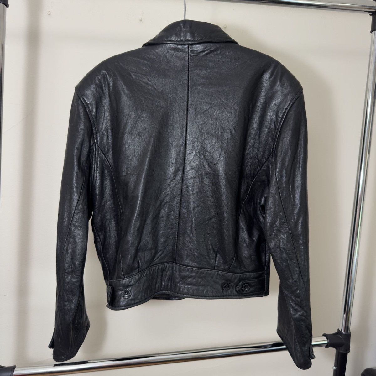 Other Vintage genuine leather jacket button-up fron Size US M / EU 48-50 / 2 - 6 Thumbnail