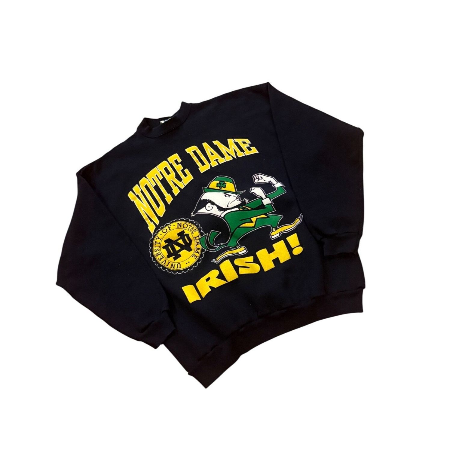Other Vintage 90s Notre Dame Fighting Irish Crewneck Sweatshirt Eb Size US XL / EU 56 / 4 - 3 Thumbnail