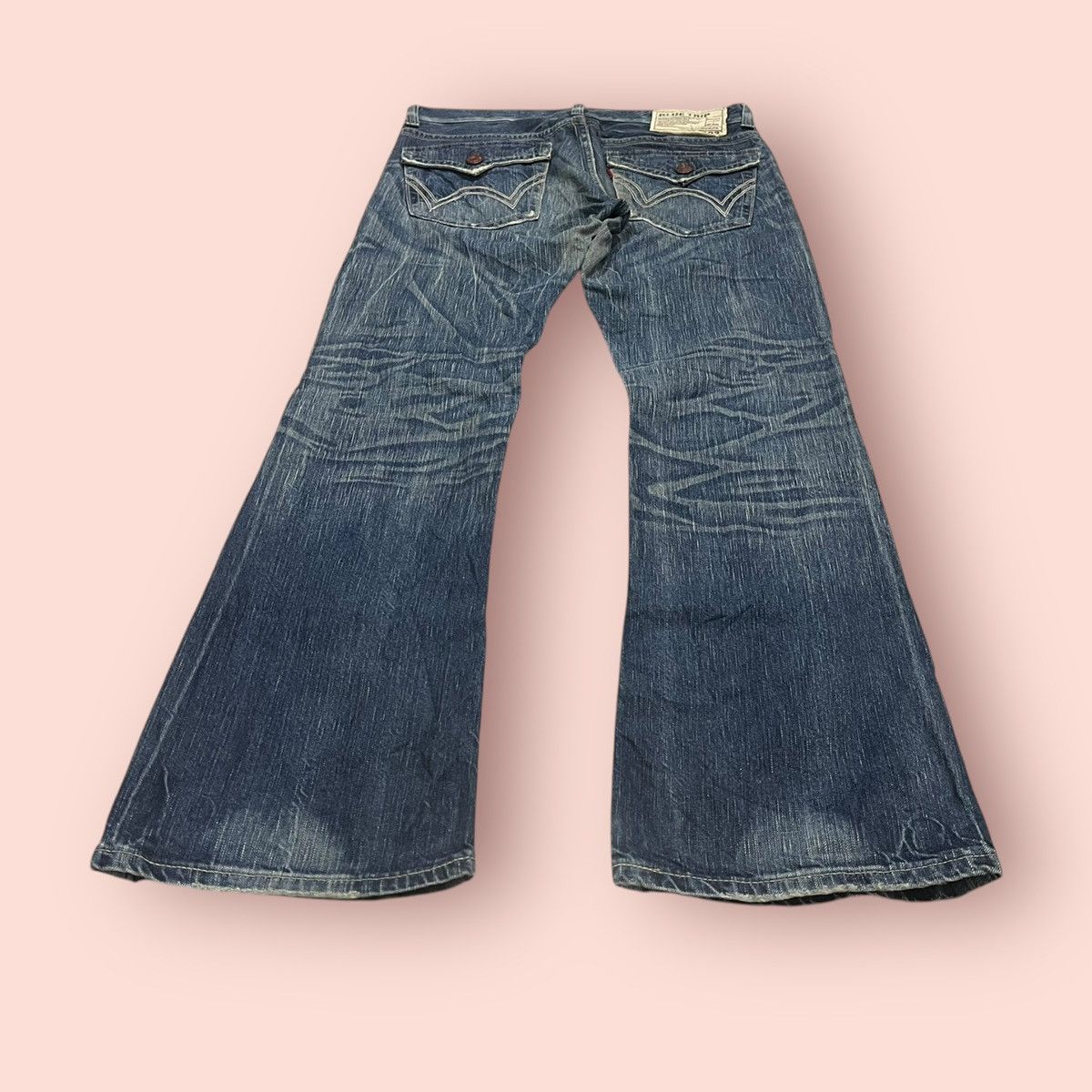 14th Addiction × Edwin × Le Grande Bleu (L.G.B.) VINTAGE FLARED JEANS EDWIN 503 JAPAN (W32'-33') Size US 33 - 8 Thumbnail