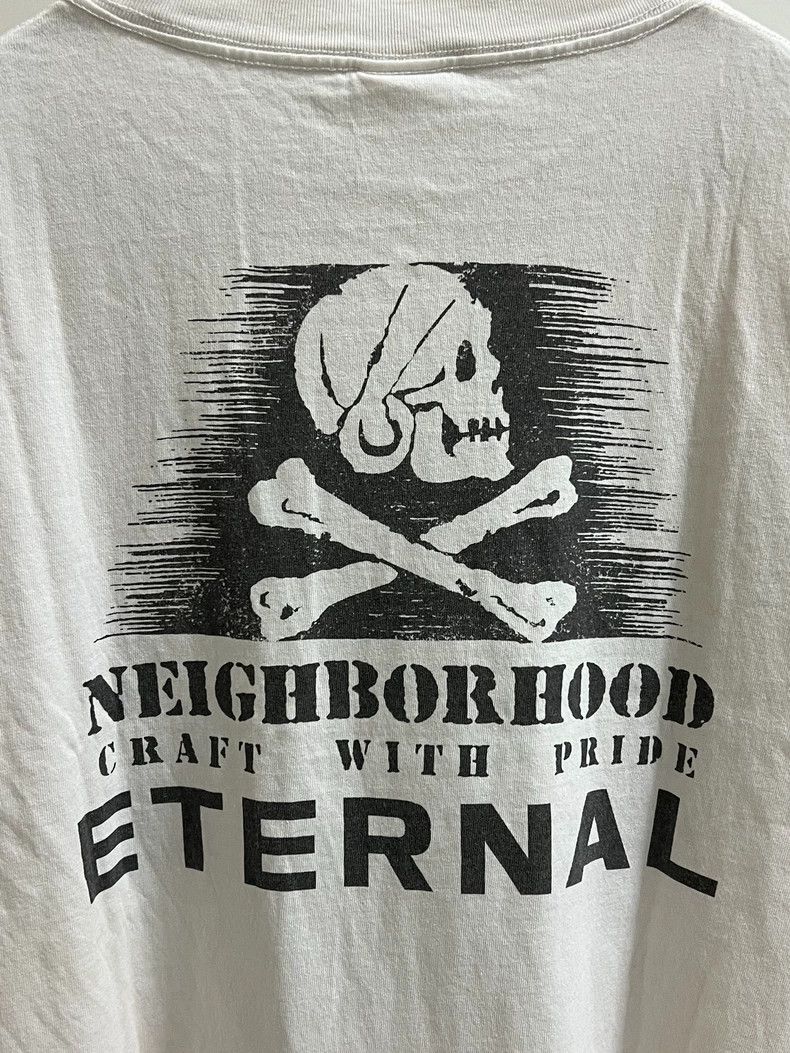 Saint Michael Saint Michael White skull beam printed short sleeves Size US XL / EU 56 / 4 - 6 Thumbnail