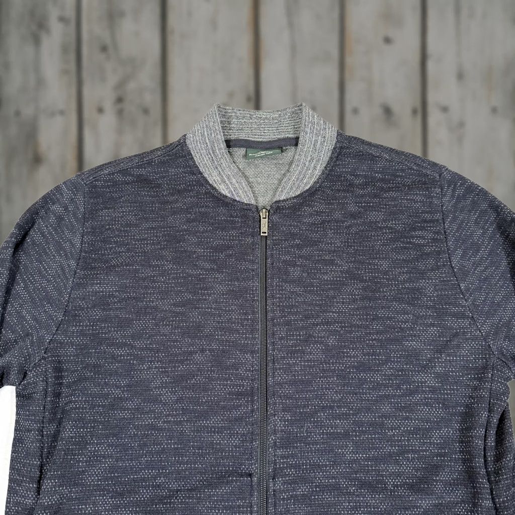 Rodd & Gunn Rodd & Gunn Jacket Mens L Gray Full Zip Knit Bomber Italian Yarn Size US L / EU 52-54 / 3 - 1 Thumbnail