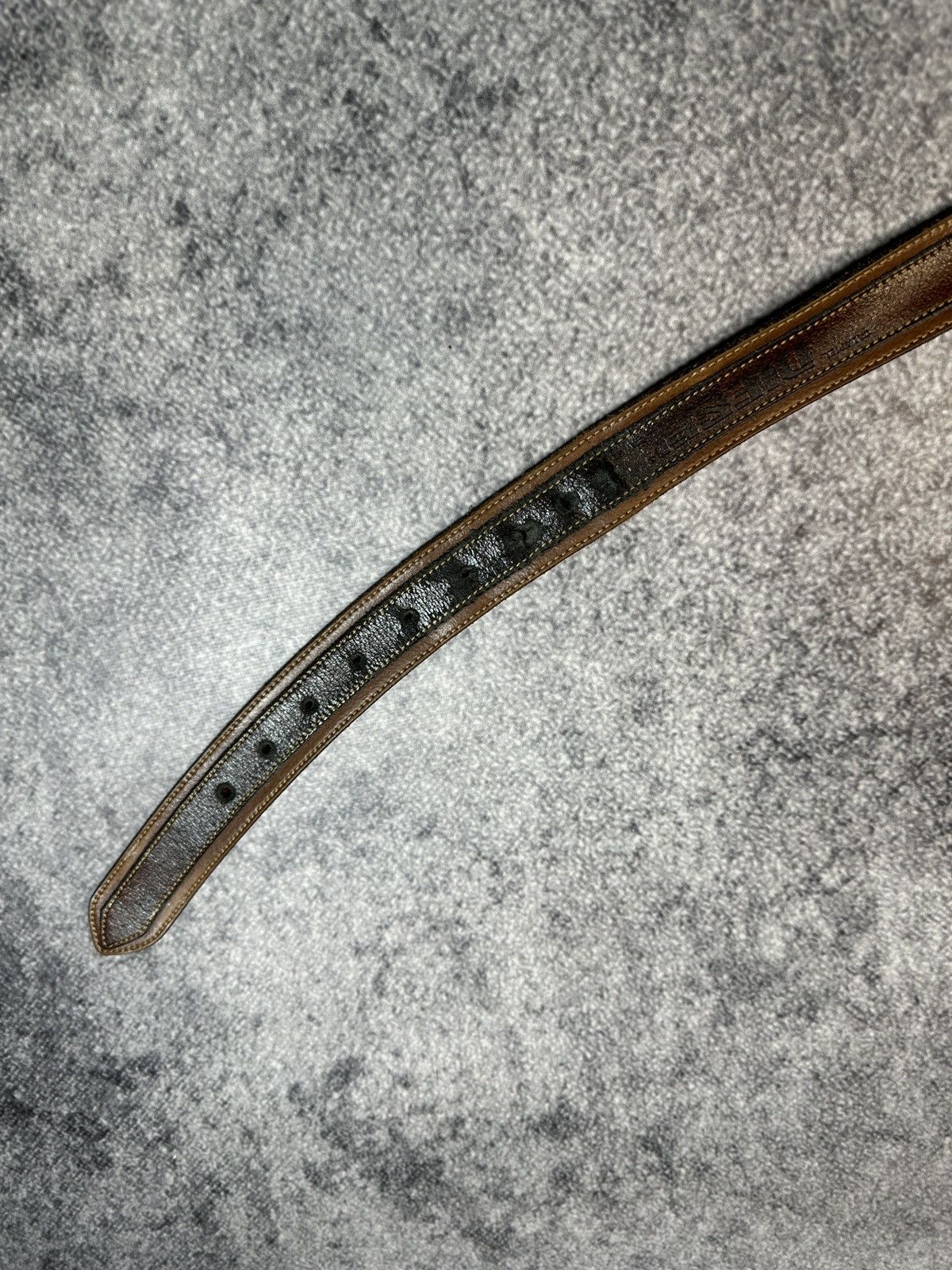 Diesel × Vintage Vintage Diesel Logo Belts Leather Streetwear Rare Style USA Size ONE SIZE - 4 Thumbnail