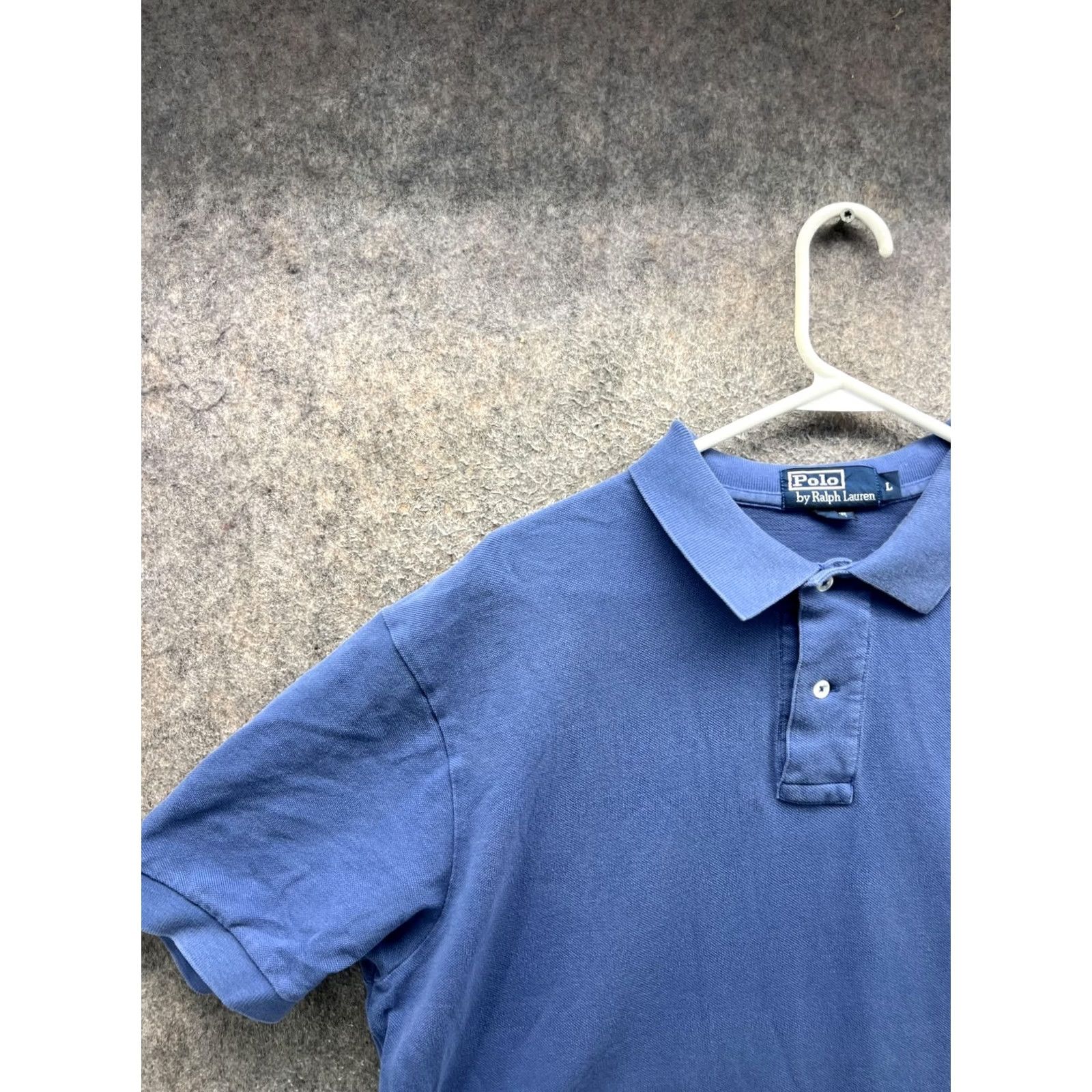 Polo Ralph Lauren Polo By Ralph Lauren Polo Shirt Mens L Blue Solid Pony Logo Pique Casual Size US L / EU 52-54 / 3 - 6 Thumbnail
