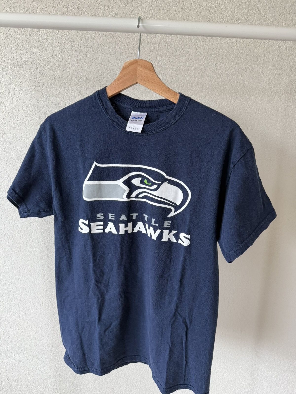 Gildan Seattle Seahawks Vintage T-Shirt Size US M / EU 48-50 / 2 - 2 Thumbnail