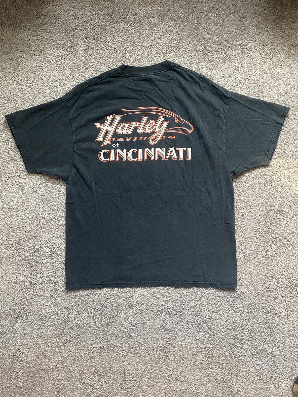 Harley Davidson × Vintage Vintage Y2K Harley Davidson Tee Shirt Size US L / EU 52-54 / 3 - 2 Thumbnail