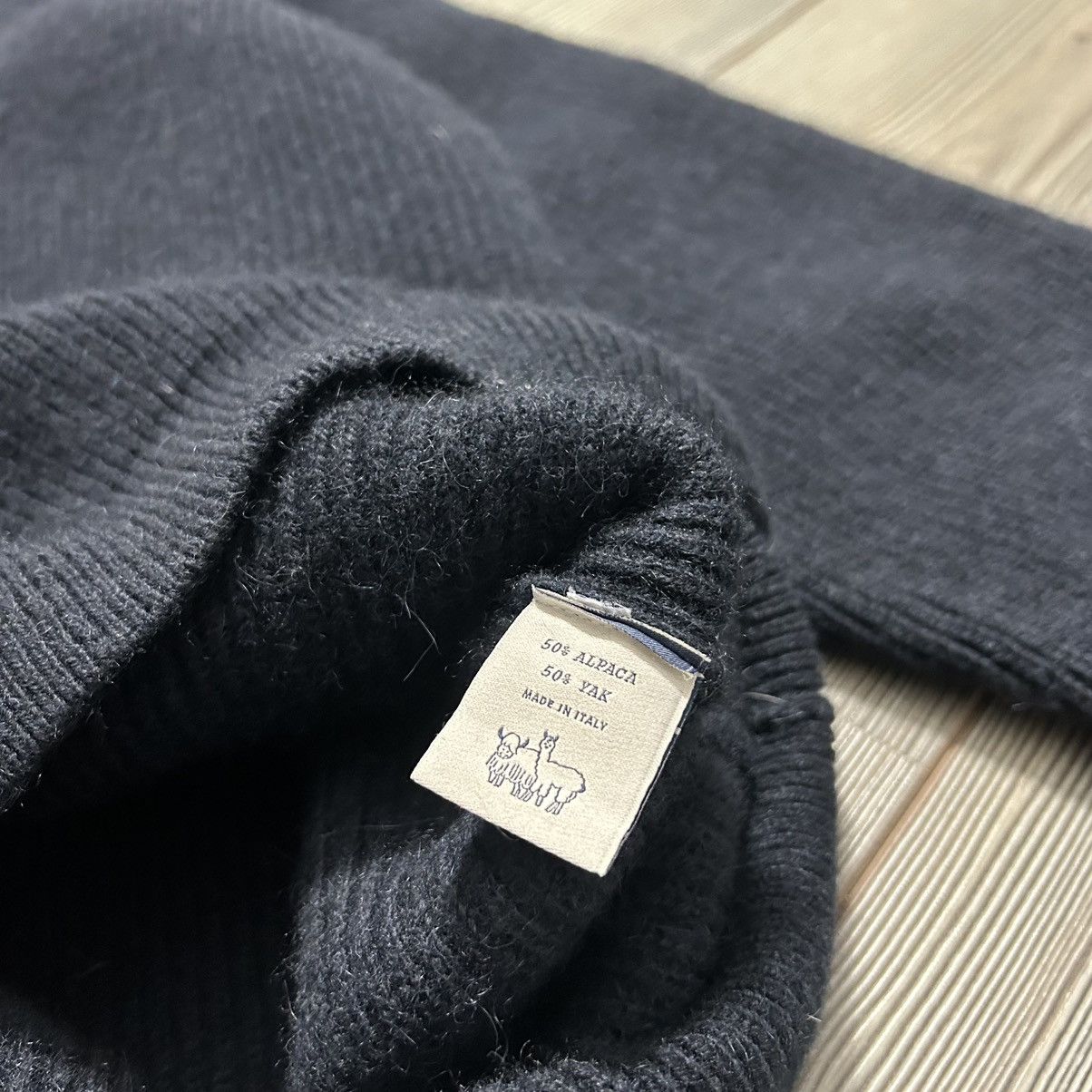 Velasca Velasca Alpaca Wool and Yak Shawl Neck Sweater Size US L / EU 52-54 / 3 - 13 Thumbnail