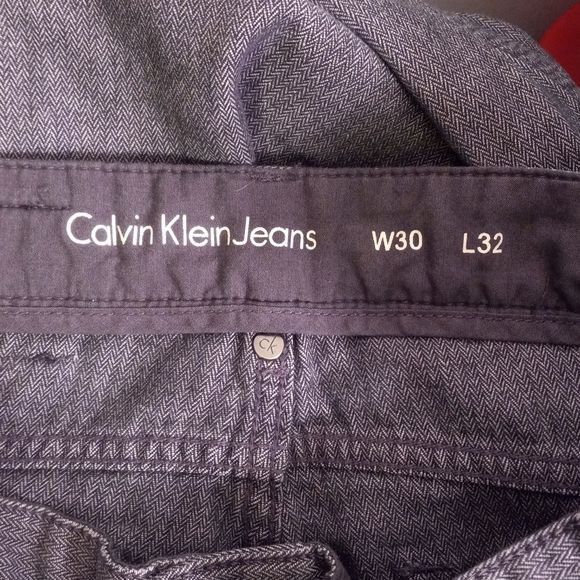 Calvin Klein Calvin Klein Jeans W30 L32 Mens Pants Blue Cotton Denim Size US 30 / EU 46 - 3 Thumbnail