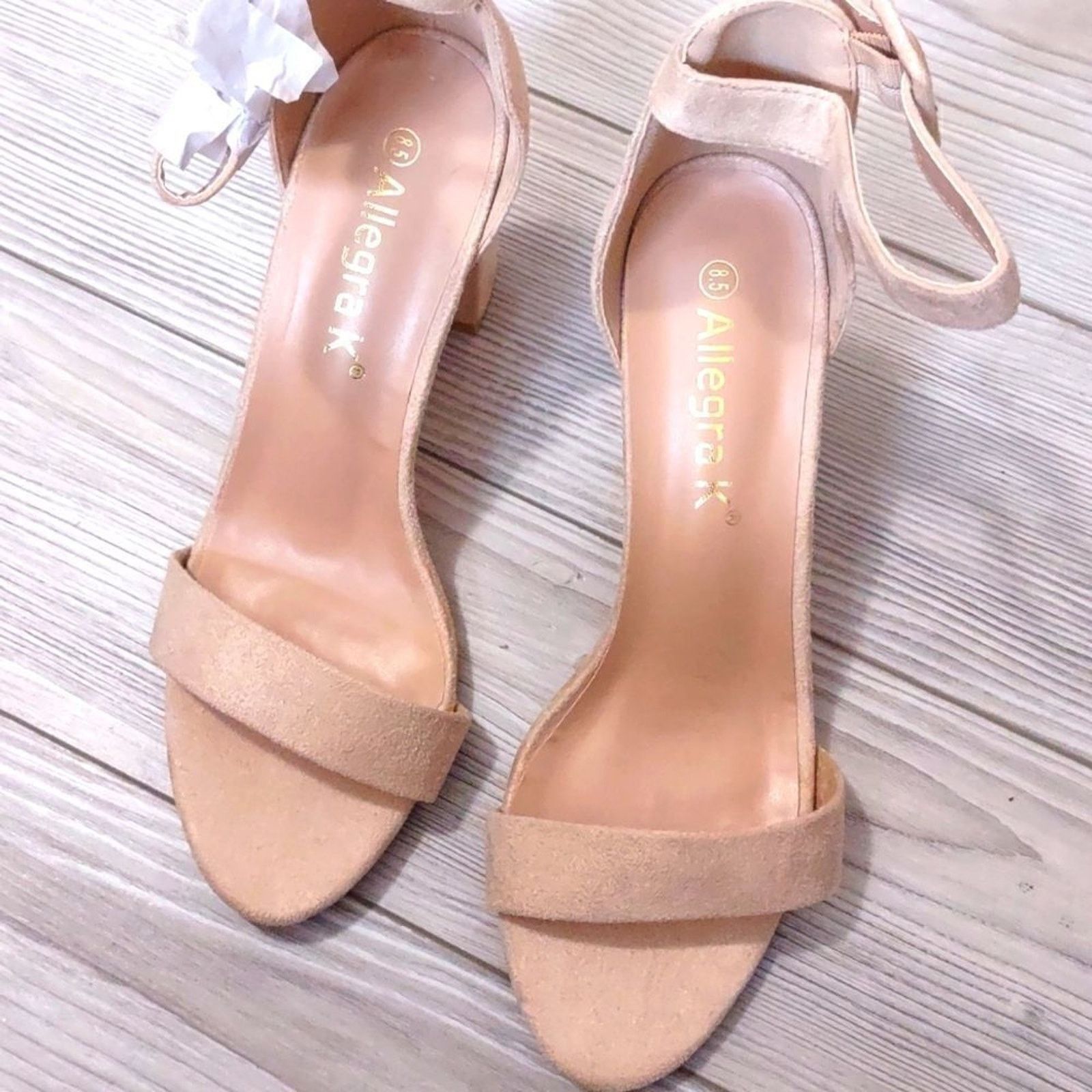 Other (44-3216) Allegra K Women's High Chunky Sandals Sz 8.5 Size US 8.5 / IT 38.5 - 8 Thumbnail