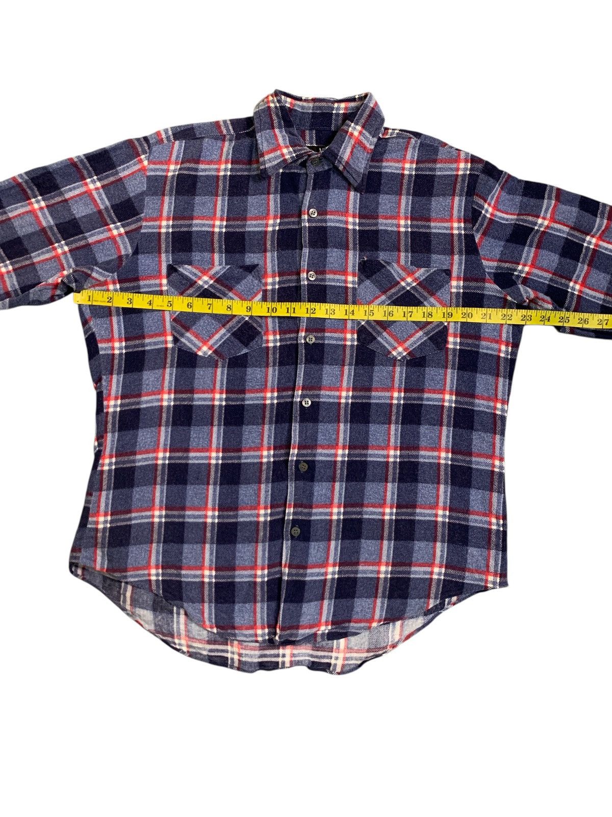 Japanese Brand Rare Design Vancort Button Up Flannel Shirts Size M / US 6-8 / IT 42-44 - 6 Thumbnail