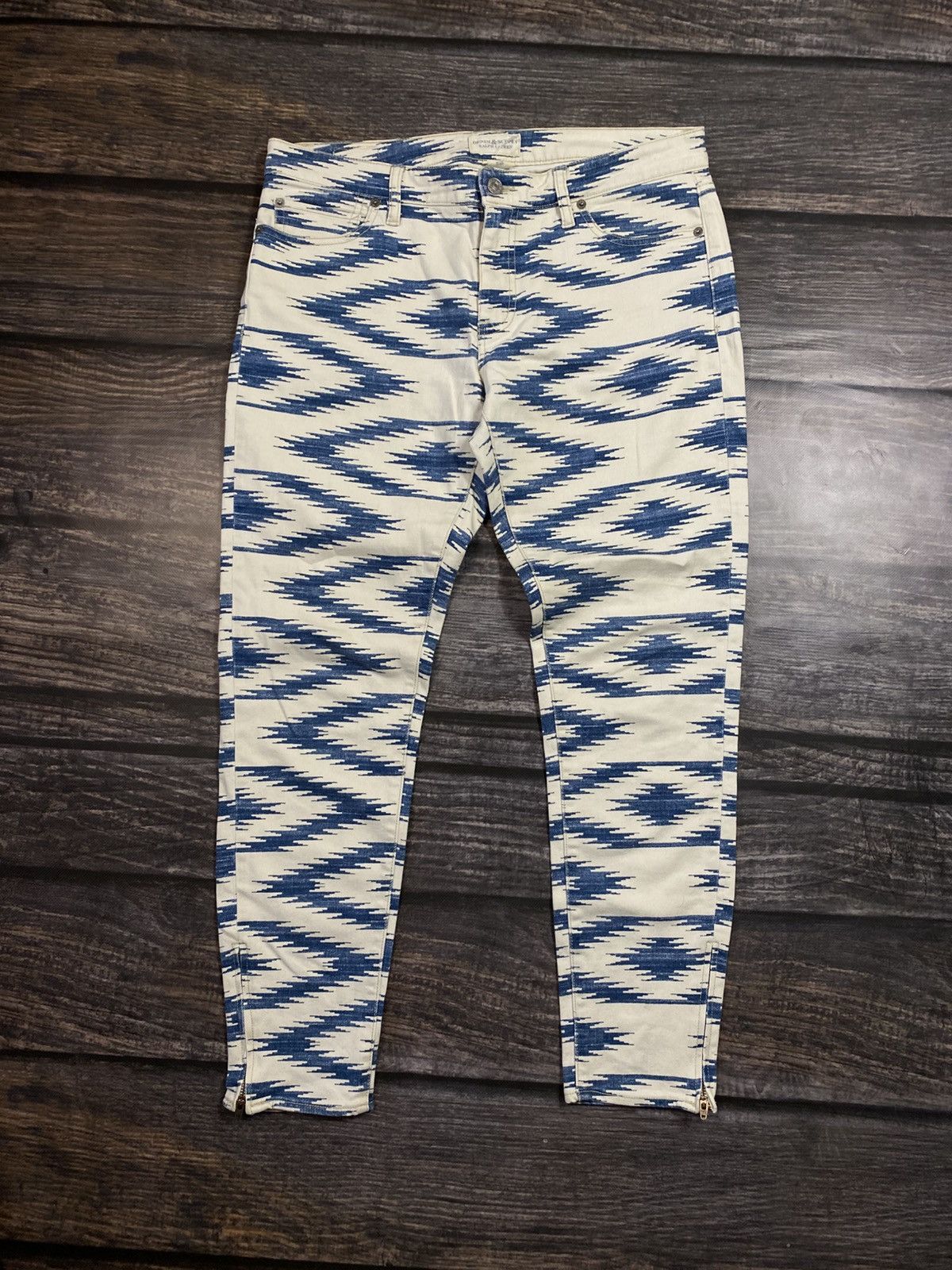 Denim & Supply Ralph Lauren × Vintage Ralph Lauren RRL Denim Supply rare denim pants Size 31" - 1 Thumbnail