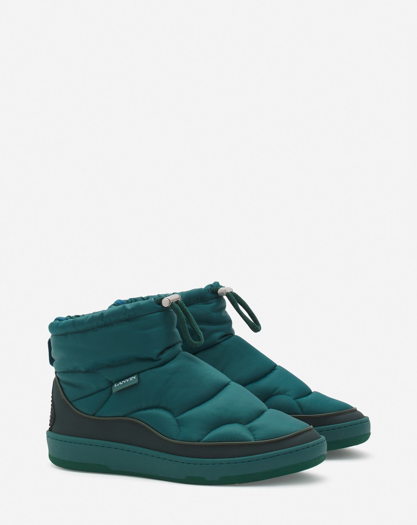 Lanvin o1y0125 Ankle Boots in Deep Teal/Black Size US 9 / EU 42 - 2 Thumbnail