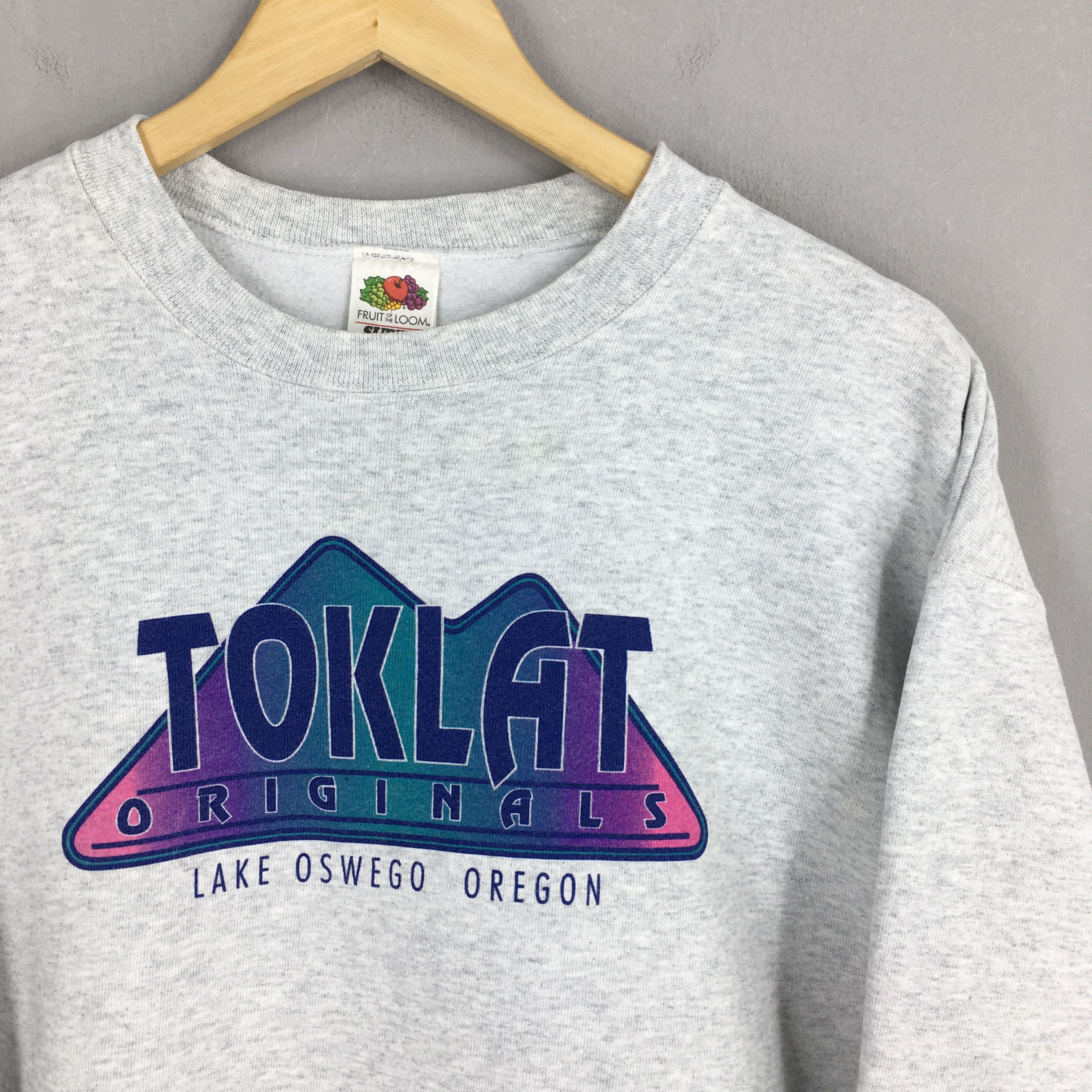 Fruit Of The Loom × Vintage Vintage Toklat Originals Oregon Sweatshirt Large Size US L / EU 52-54 / 3 - 2 Thumbnail