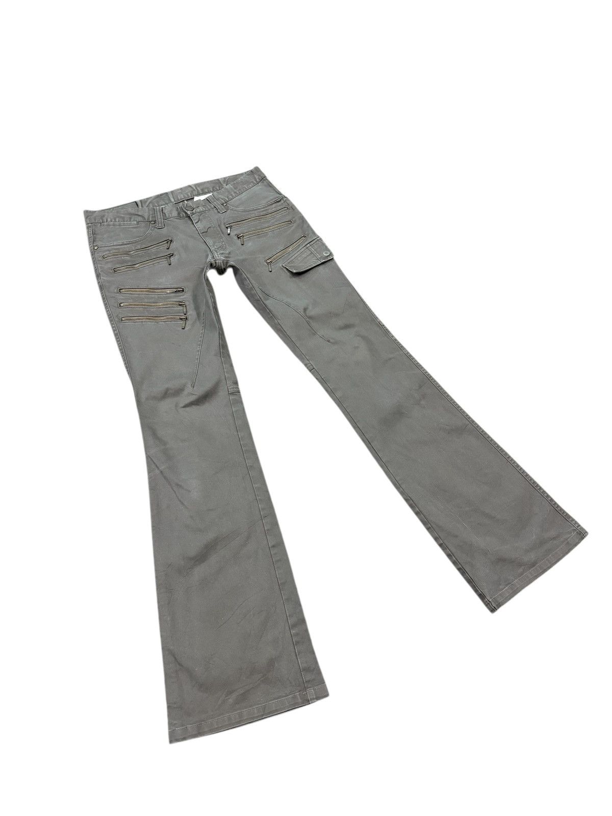 If Six Was Nine RARE TORNADO MART MULTIZIPPER FLARE PANT Size US 30 / EU 46 - 5 Thumbnail