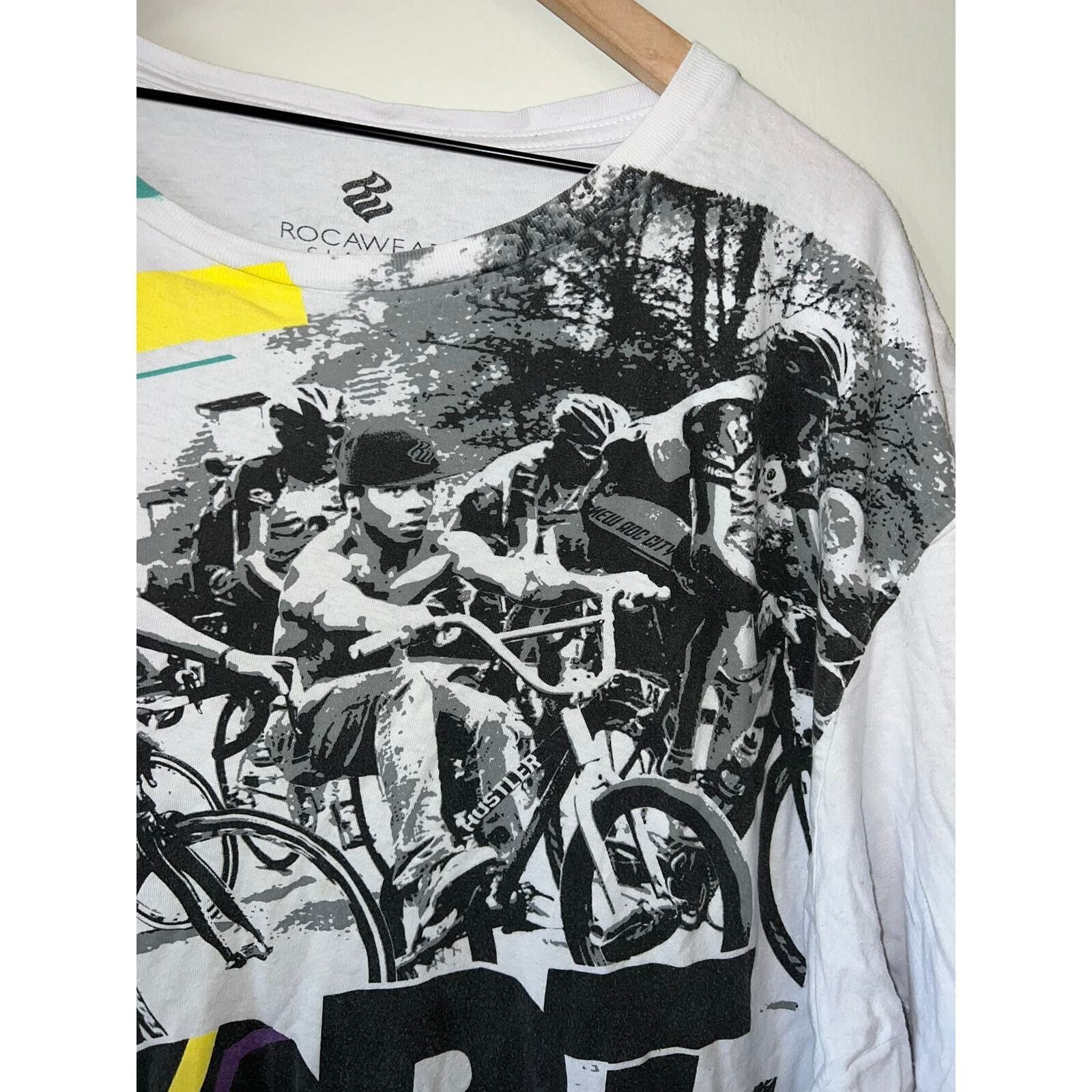 Rocawear Y2K Rocawear Roc Sport Biking Bike Graphic Shirt 2000s 3XL Size US XXL / EU 58 / 5 - 4 Thumbnail